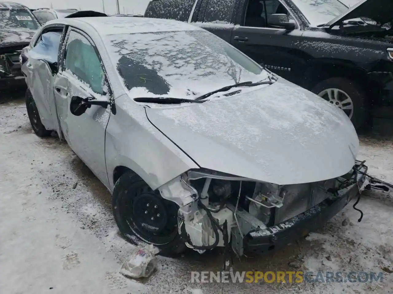 1 Photograph of a damaged car 2T1BURHEXKC245849 TOYOTA COROLLA 2019