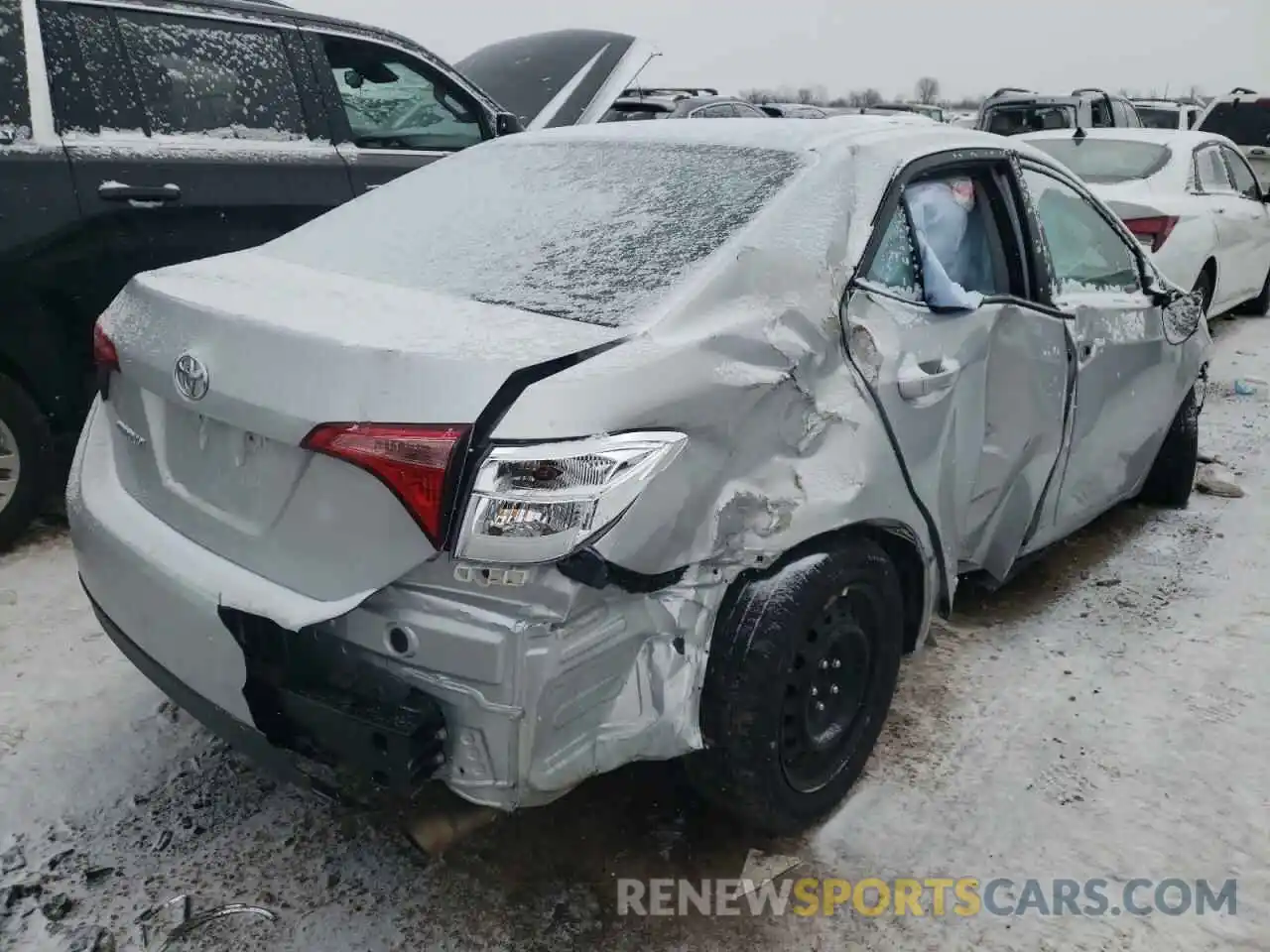 4 Photograph of a damaged car 2T1BURHEXKC245849 TOYOTA COROLLA 2019