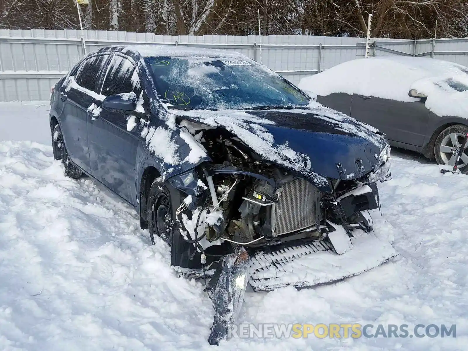 1 Photograph of a damaged car 2T1BURHEXKC245978 TOYOTA COROLLA 2019