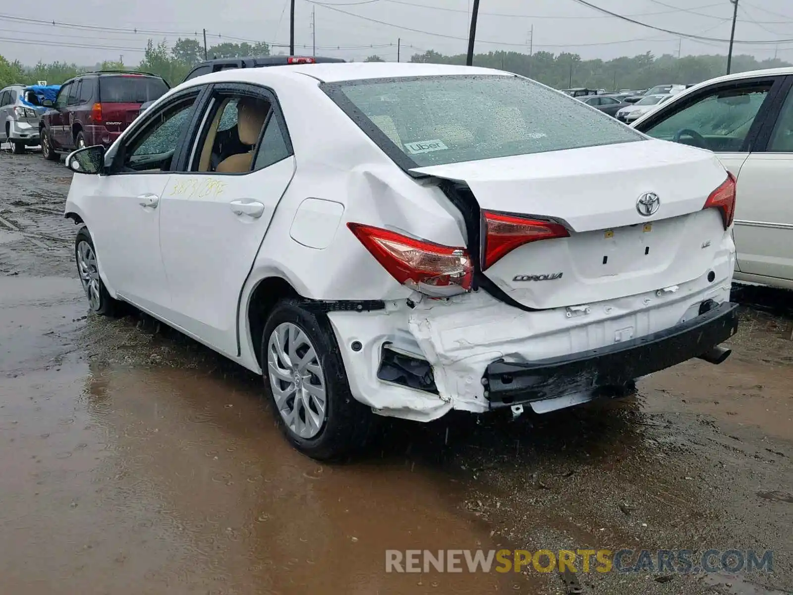 3 Photograph of a damaged car 2T1BURHEXKC246211 TOYOTA COROLLA 2019