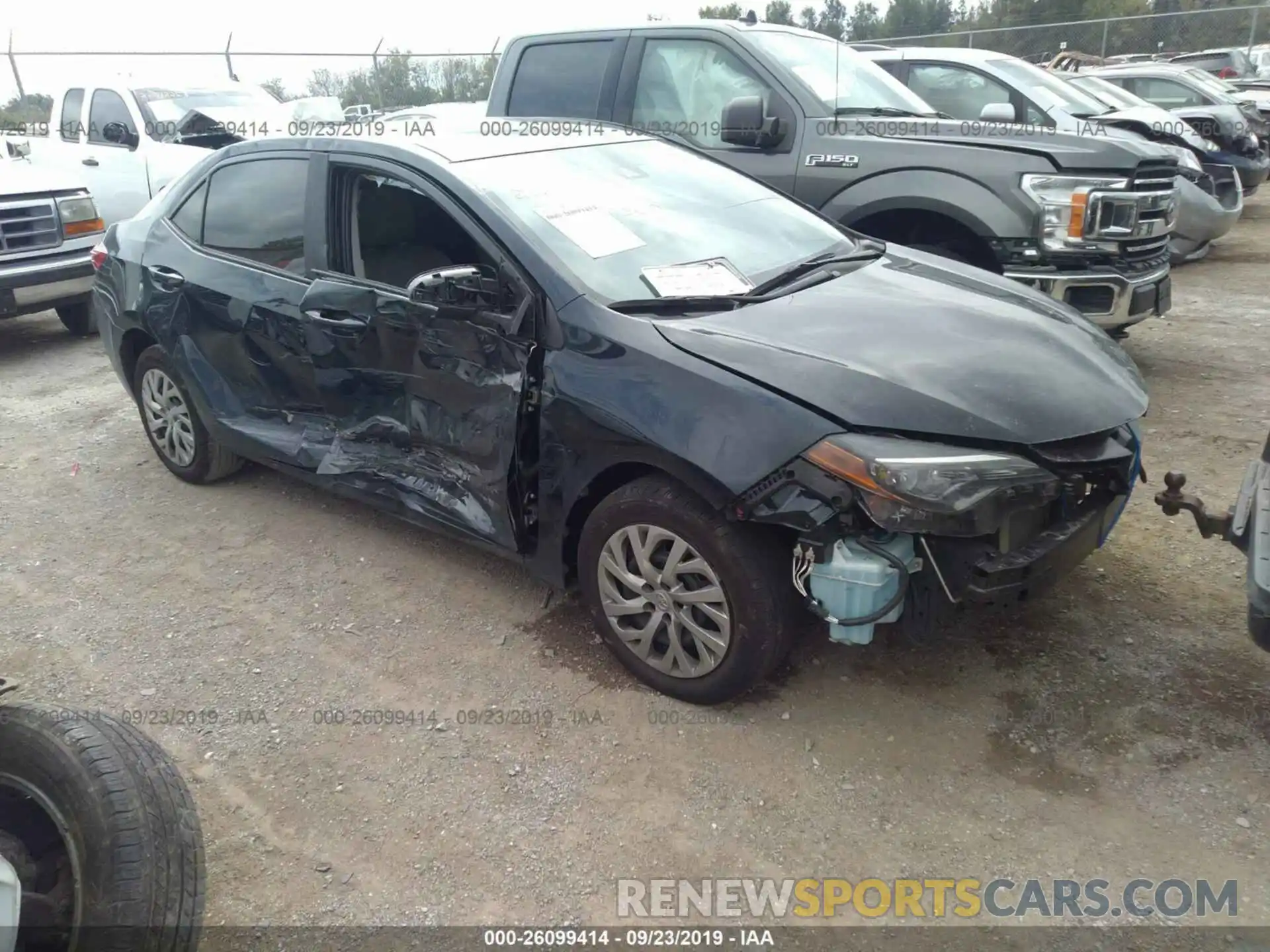 1 Photograph of a damaged car 2T1BURHEXKC246354 TOYOTA COROLLA 2019