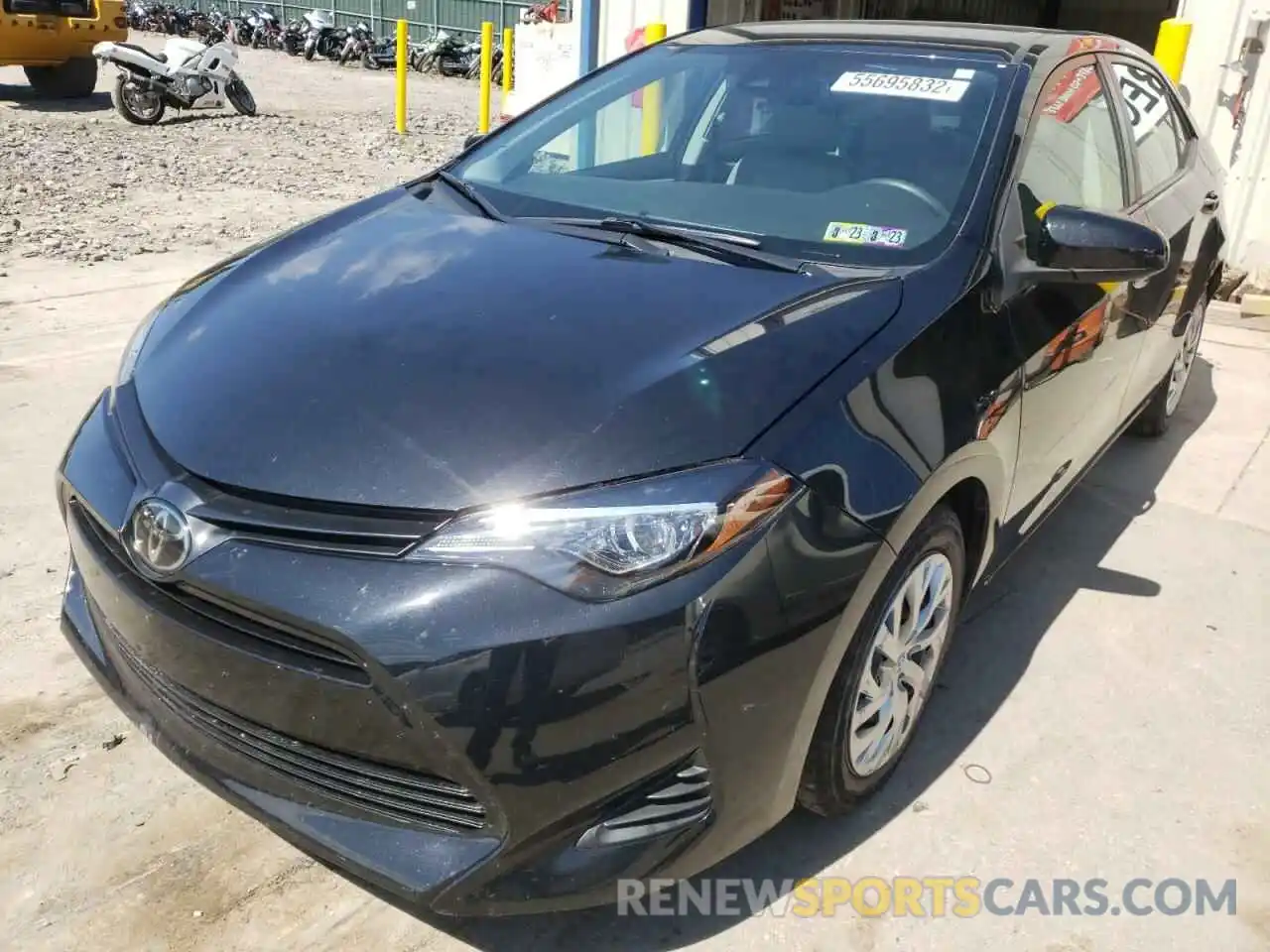 2 Photograph of a damaged car 2T1BURHEXKC246757 TOYOTA COROLLA 2019