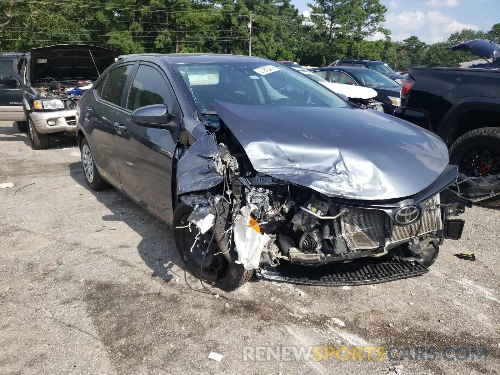 1 Photograph of a damaged car 2TT1BURHE5KC22214 TOYOTA COROLLA 2019