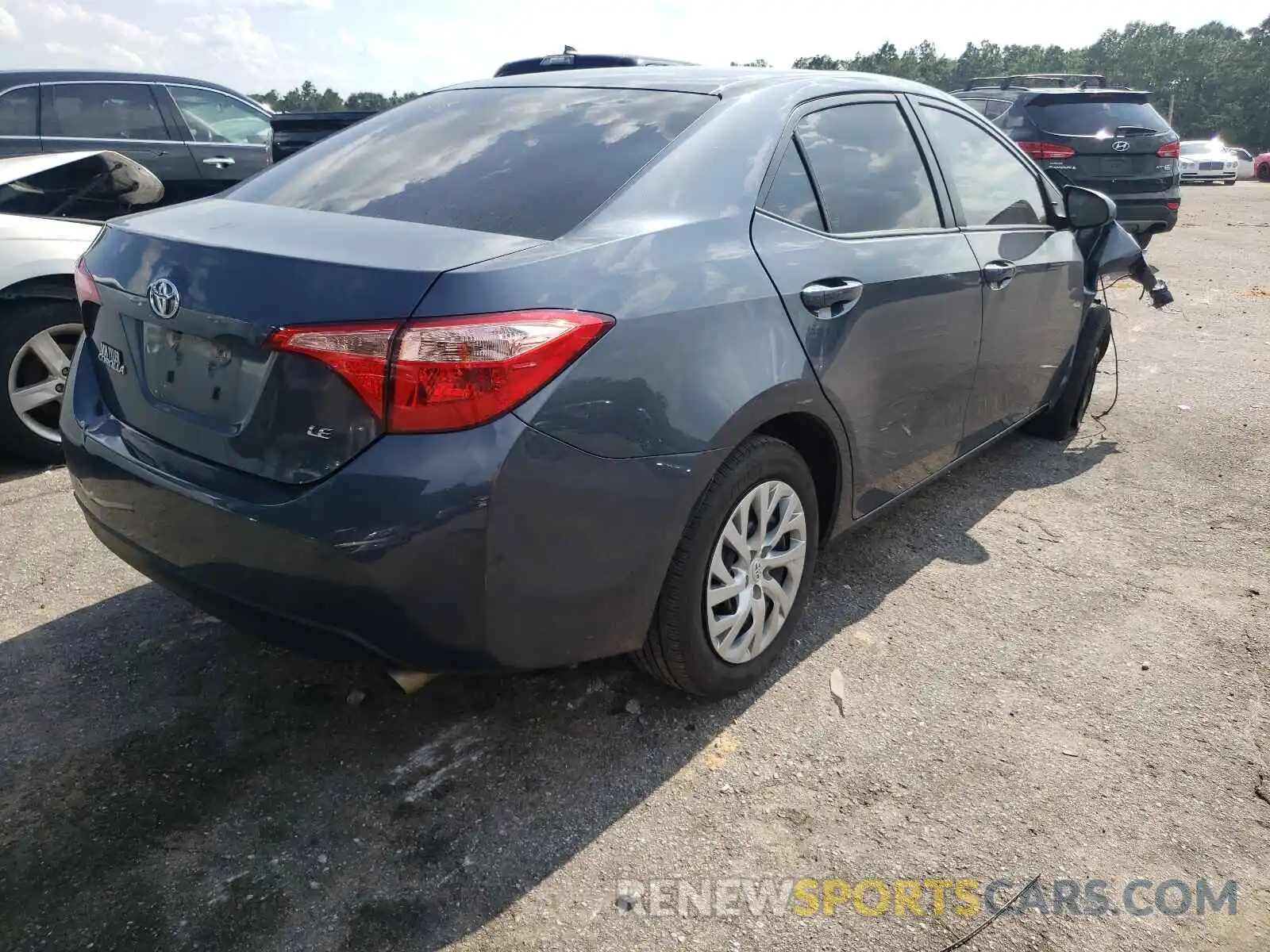 4 Photograph of a damaged car 2TT1BURHE5KC22214 TOYOTA COROLLA 2019