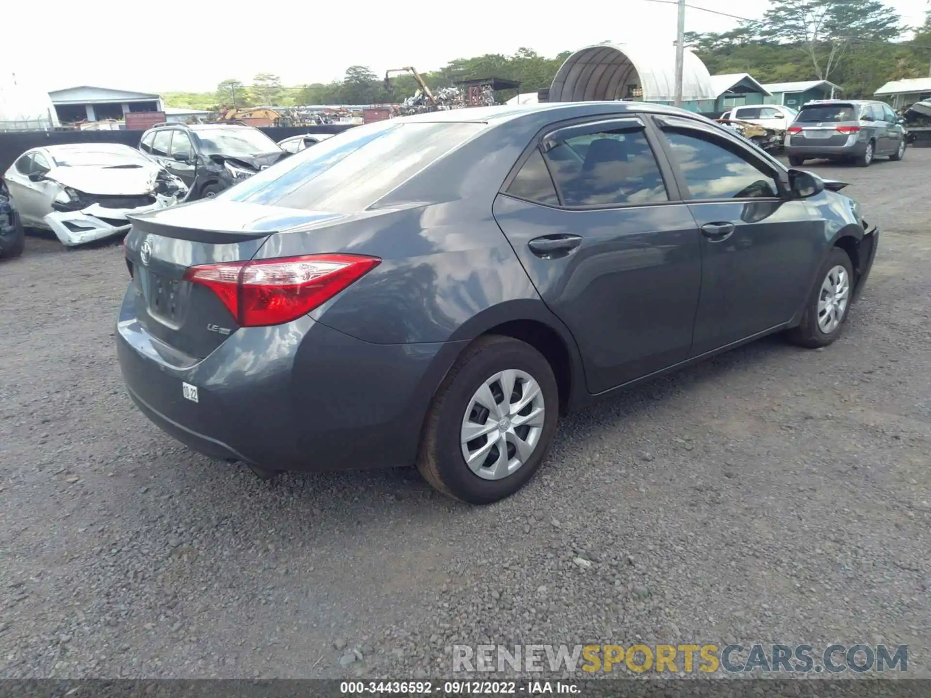 4 Photograph of a damaged car 5YFBPRHE0KP867674 TOYOTA COROLLA 2019