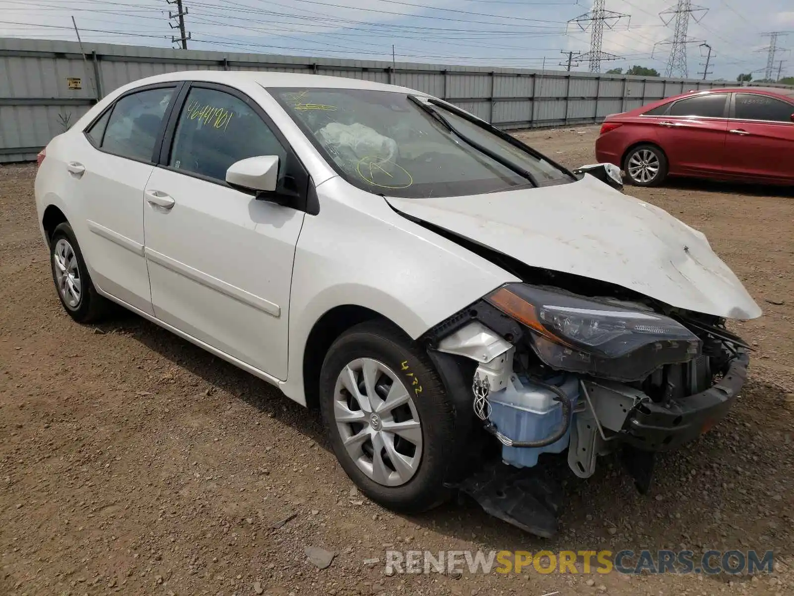 1 Photograph of a damaged car 5YFBPRHE1KP926649 TOYOTA COROLLA 2019