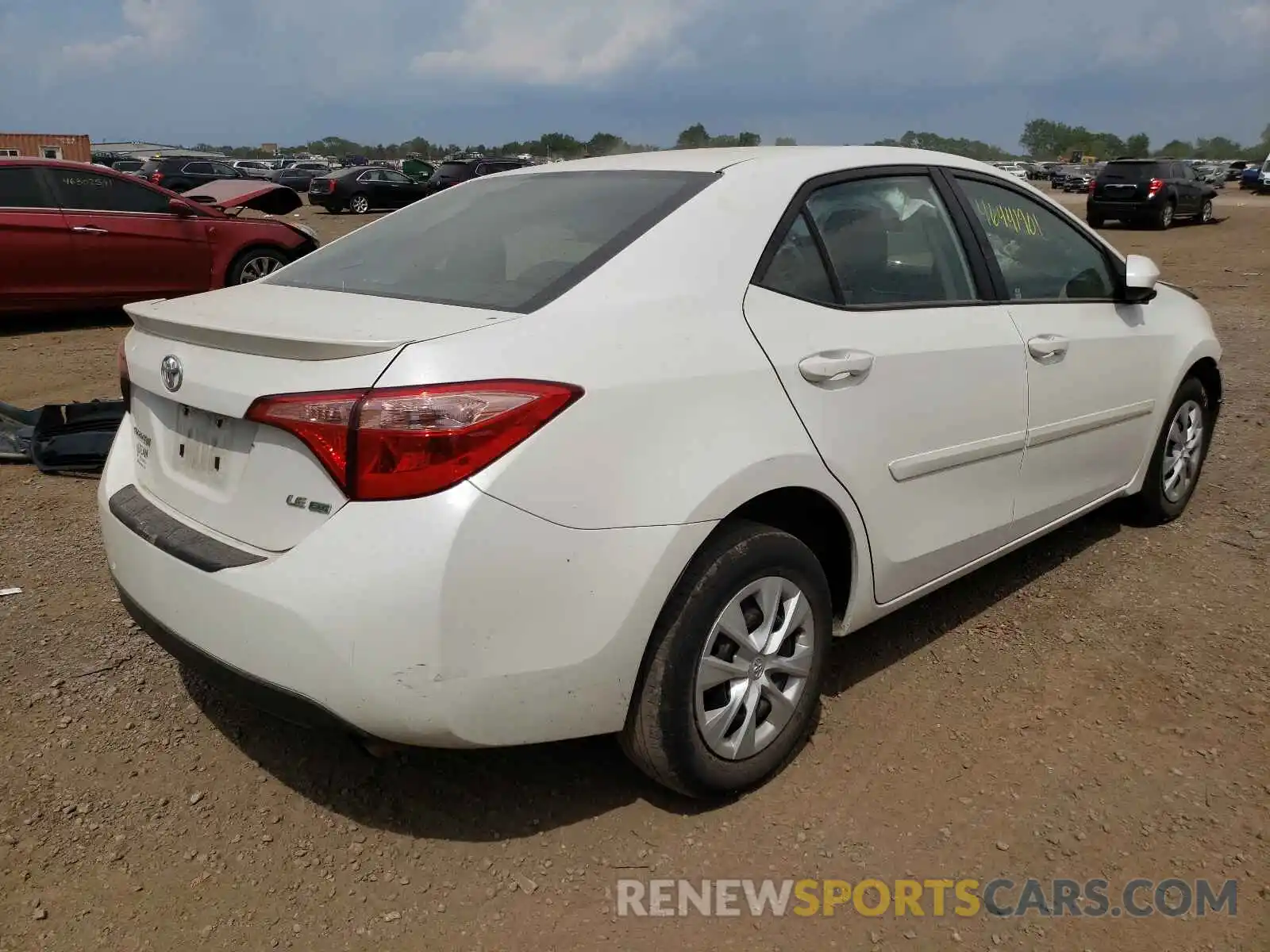 4 Photograph of a damaged car 5YFBPRHE1KP926649 TOYOTA COROLLA 2019