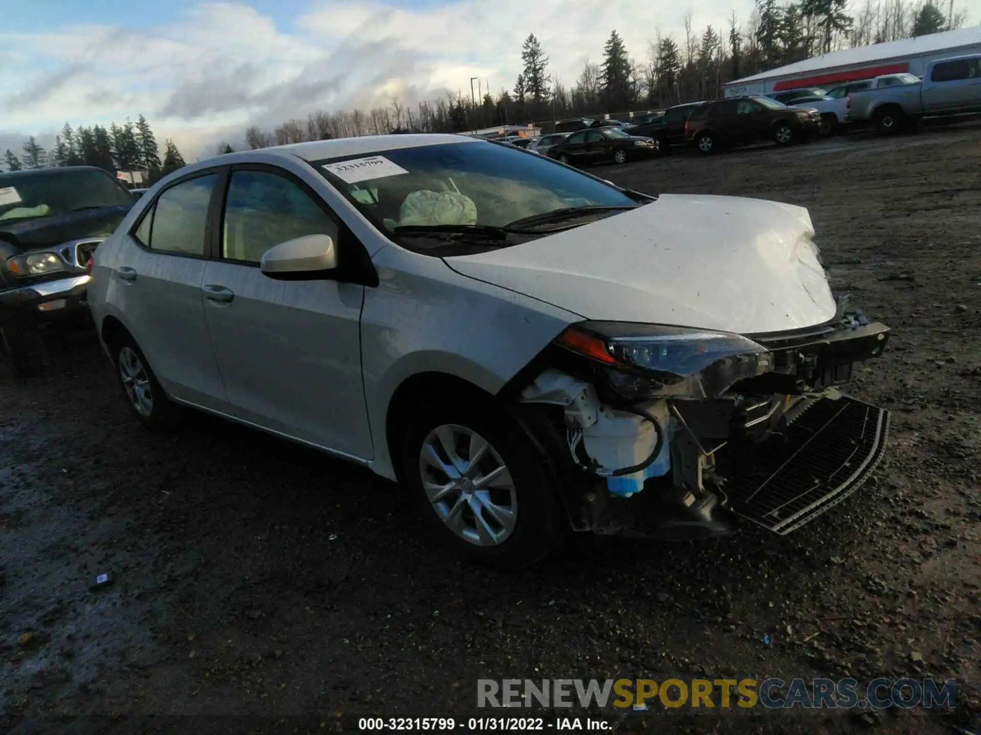 1 Photograph of a damaged car 5YFBPRHE2KP904952 TOYOTA COROLLA 2019