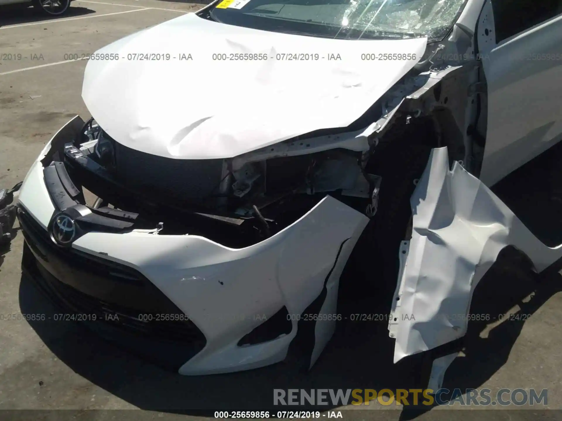 6 Photograph of a damaged car 5YFBPRHE4KP916875 TOYOTA COROLLA 2019