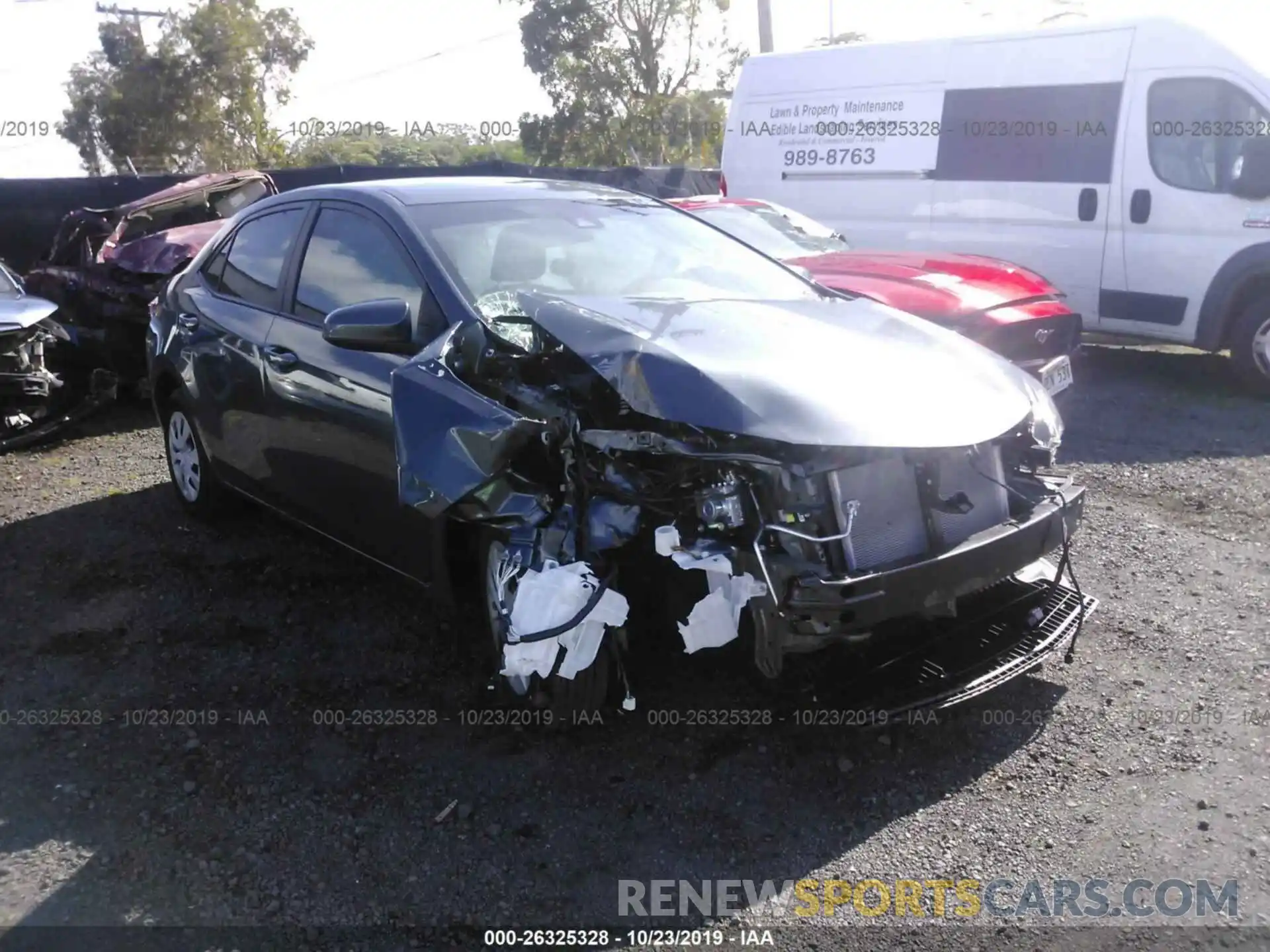 1 Photograph of a damaged car 5YFBPRHEXKP896258 TOYOTA COROLLA 2019