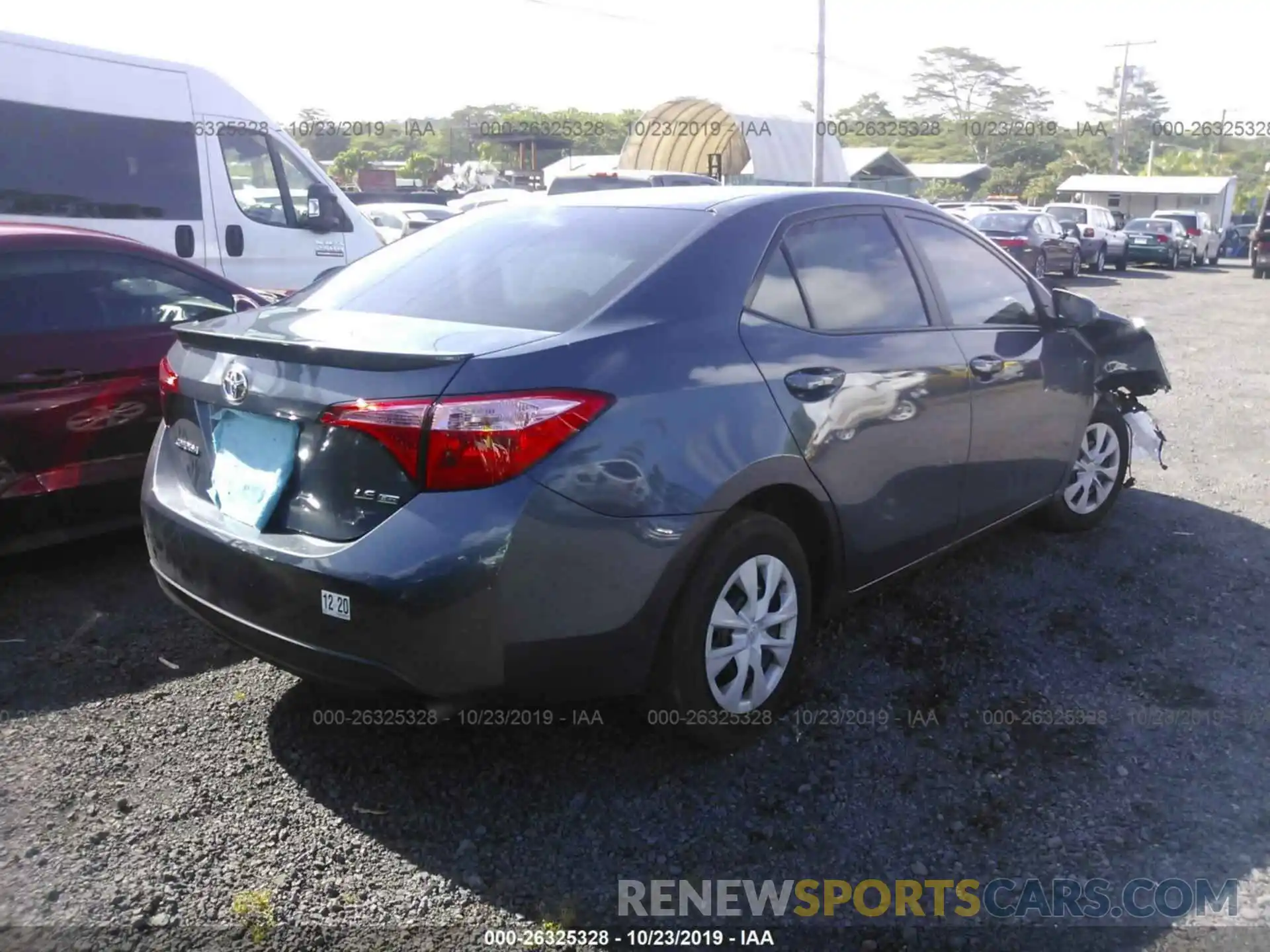 4 Photograph of a damaged car 5YFBPRHEXKP896258 TOYOTA COROLLA 2019