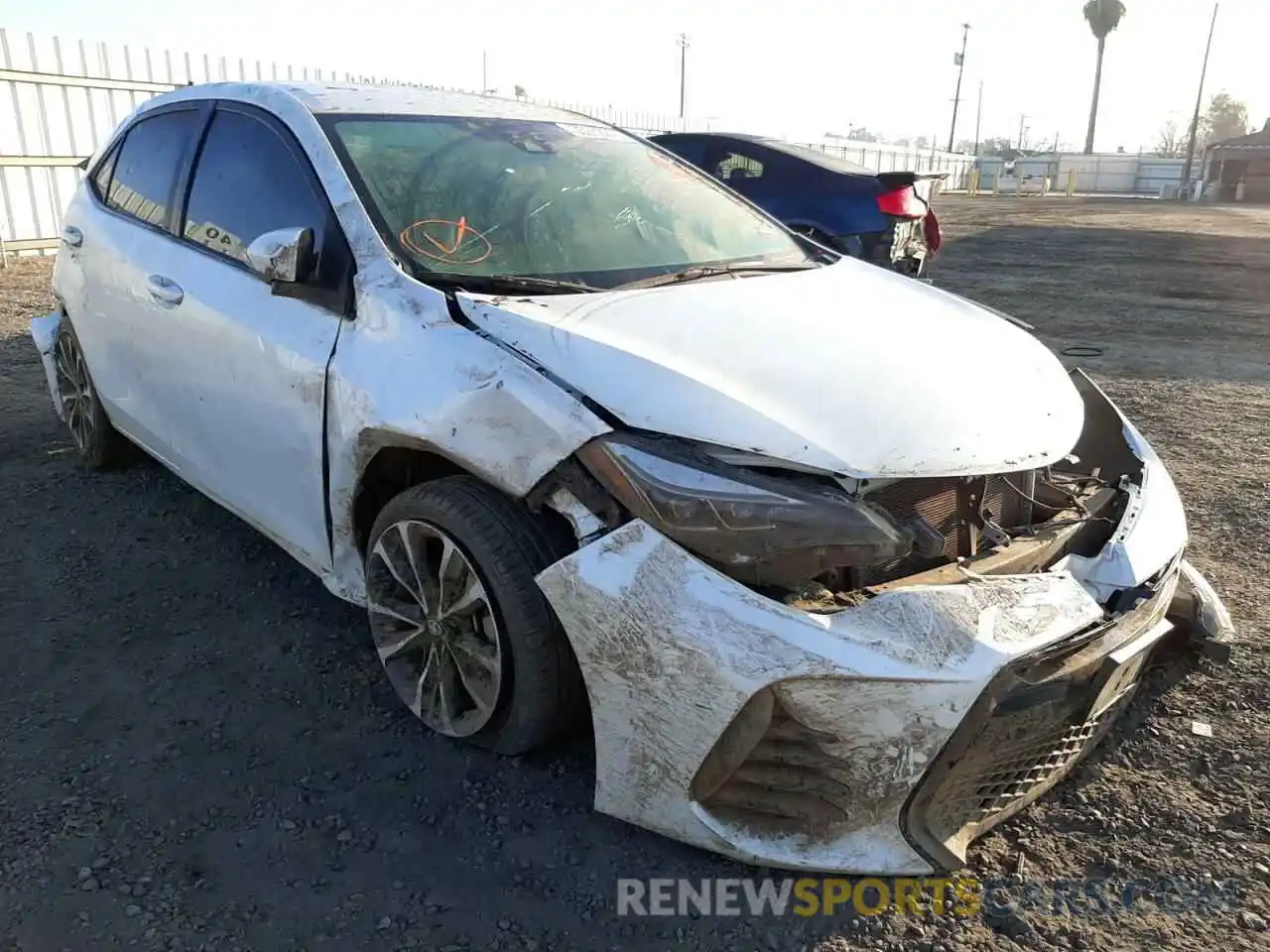 1 Photograph of a damaged car 5YFBURHE0KP856327 TOYOTA COROLLA 2019