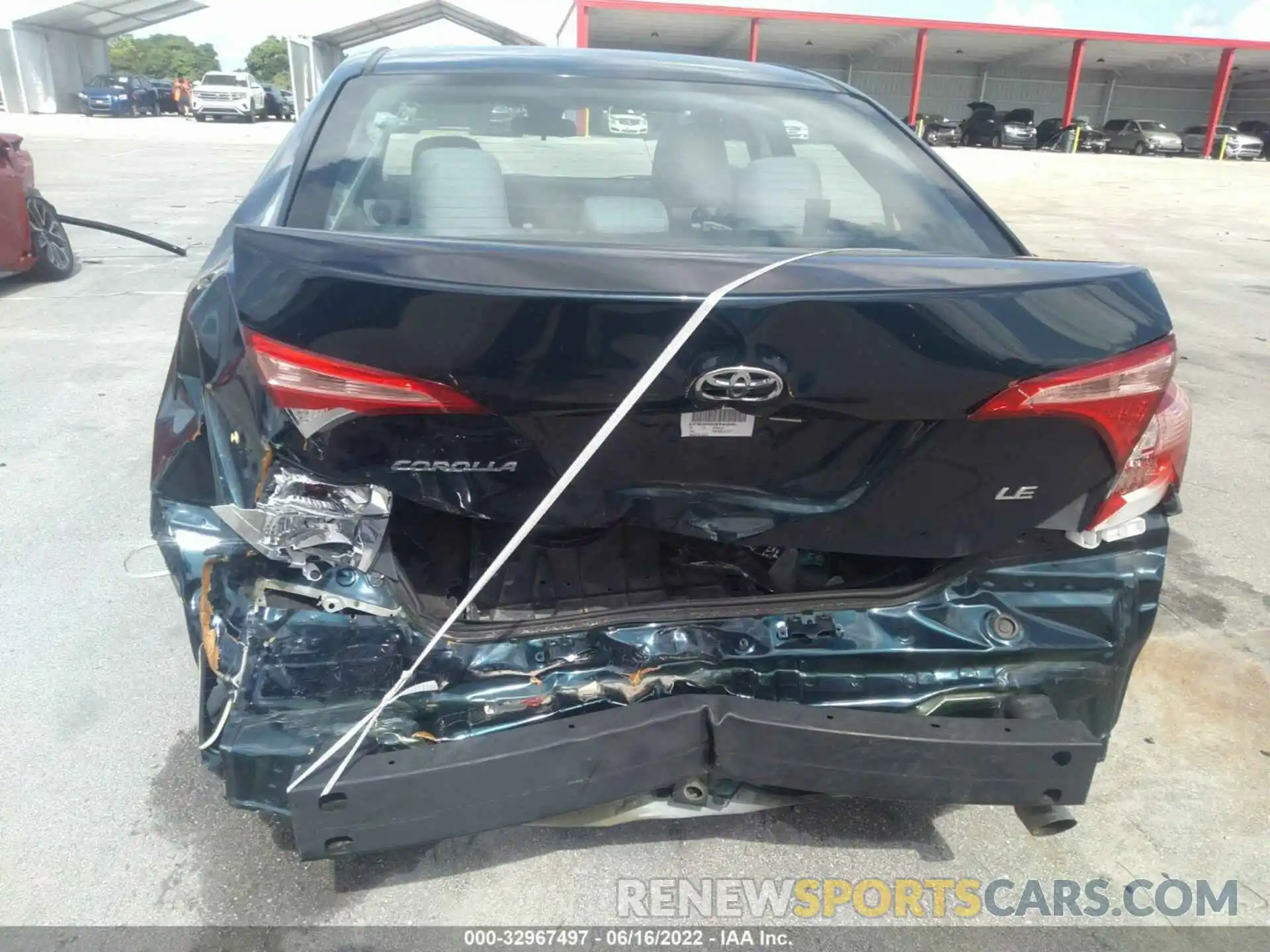 6 Photograph of a damaged car 5YFBURHE0KP856361 TOYOTA COROLLA 2019