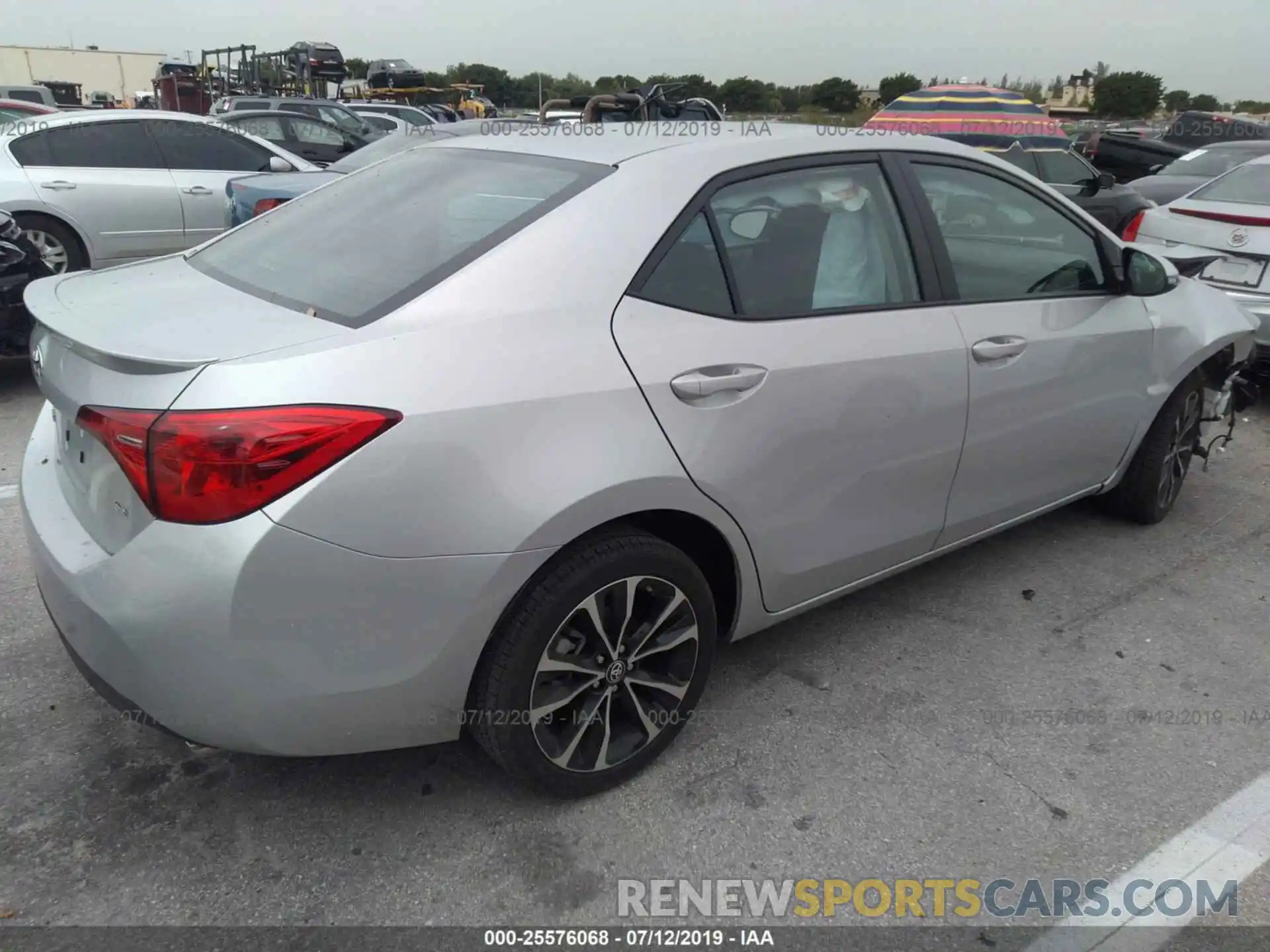 4 Photograph of a damaged car 5YFBURHE0KP856411 TOYOTA COROLLA 2019