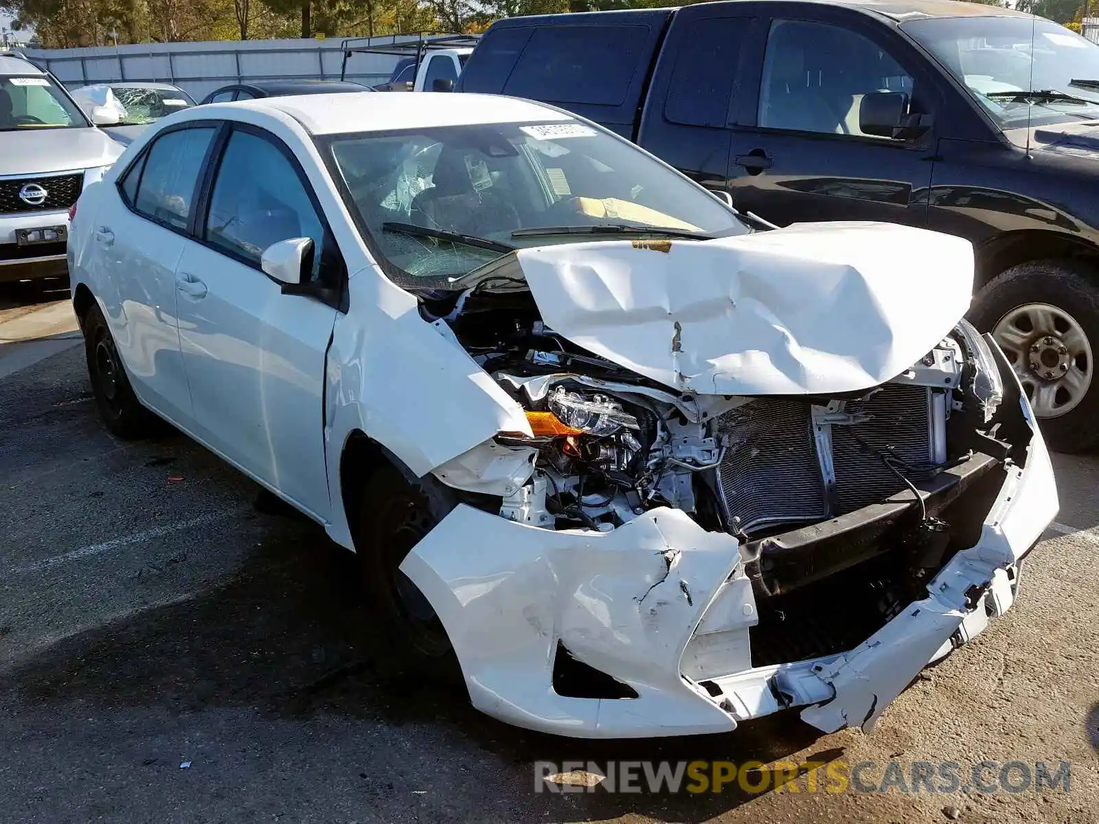 1 Photograph of a damaged car 5YFBURHE0KP856442 TOYOTA COROLLA 2019