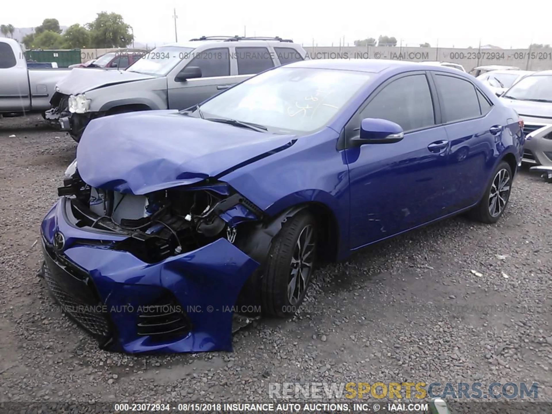 2 Photograph of a damaged car 5YFBURHE0KP856926 Toyota Corolla 2019