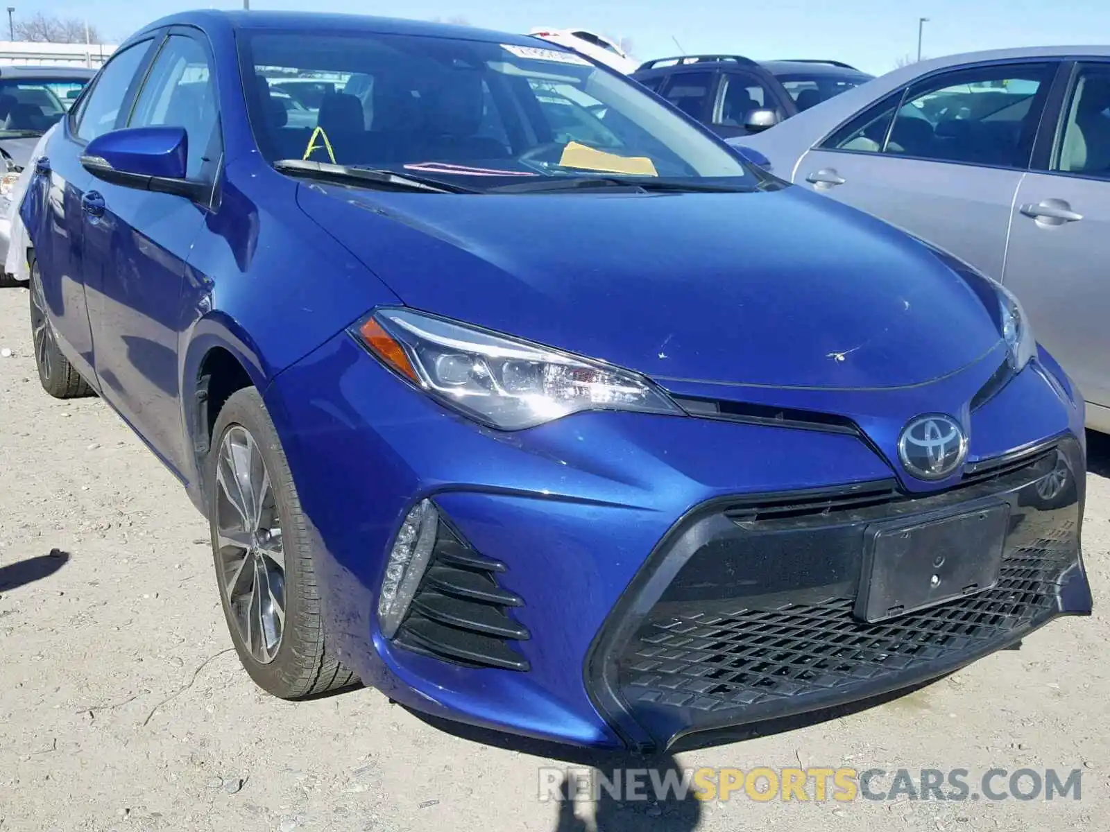 1 Photograph of a damaged car 5YFBURHE0KP857056 TOYOTA COROLLA 2019