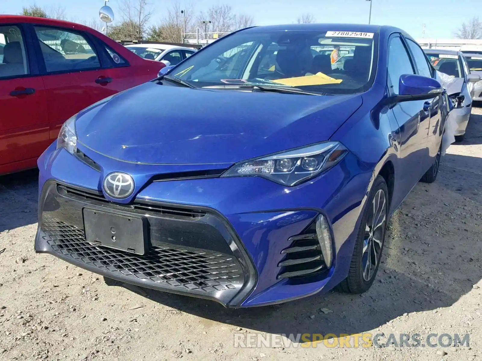 2 Photograph of a damaged car 5YFBURHE0KP857056 TOYOTA COROLLA 2019