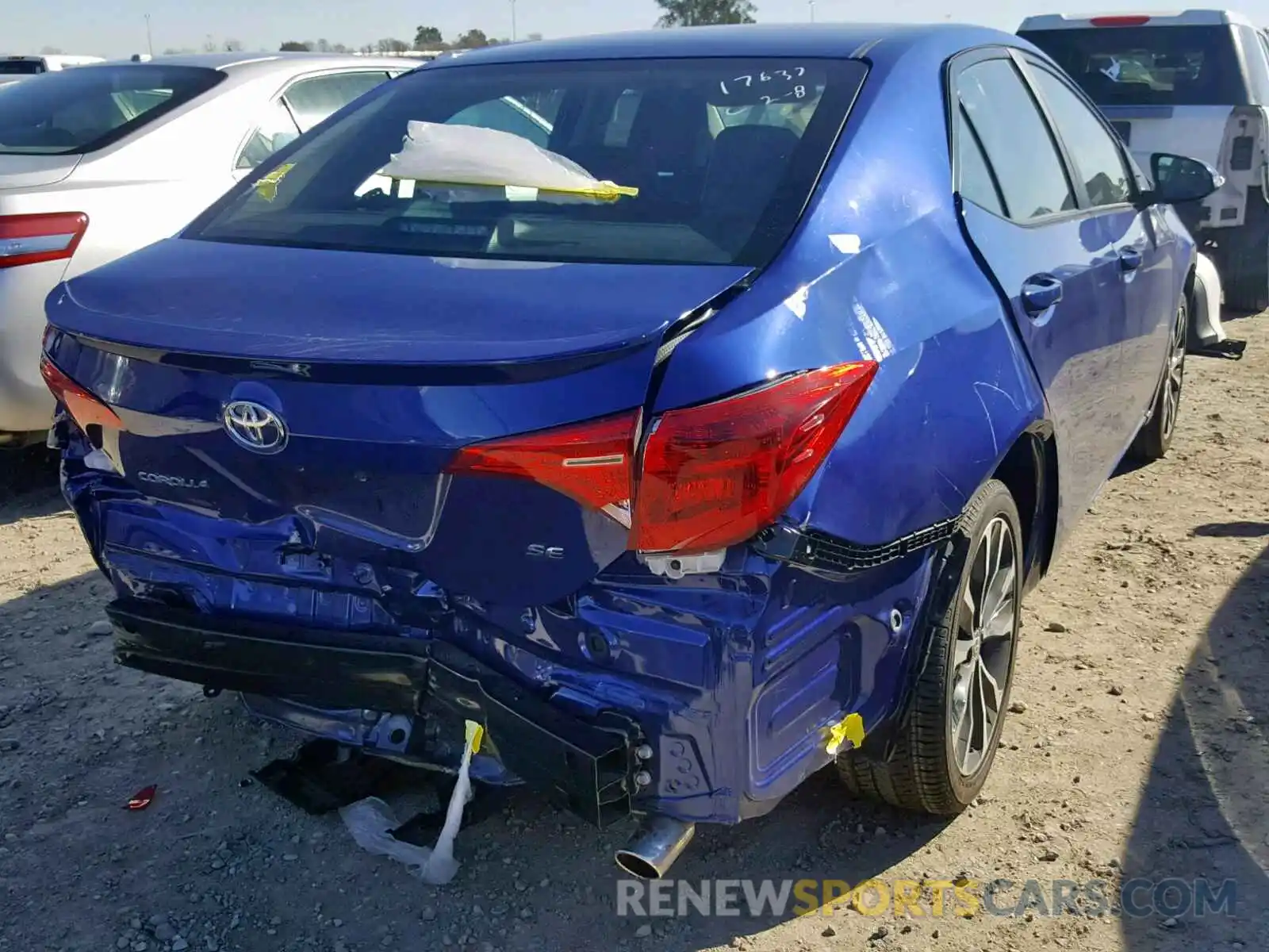 4 Photograph of a damaged car 5YFBURHE0KP857056 TOYOTA COROLLA 2019