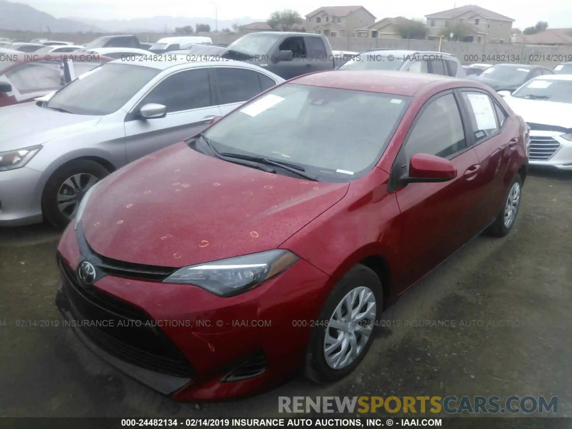 2 Photograph of a damaged car 5YFBURHE0KP857199 TOYOTA COROLLA 2019