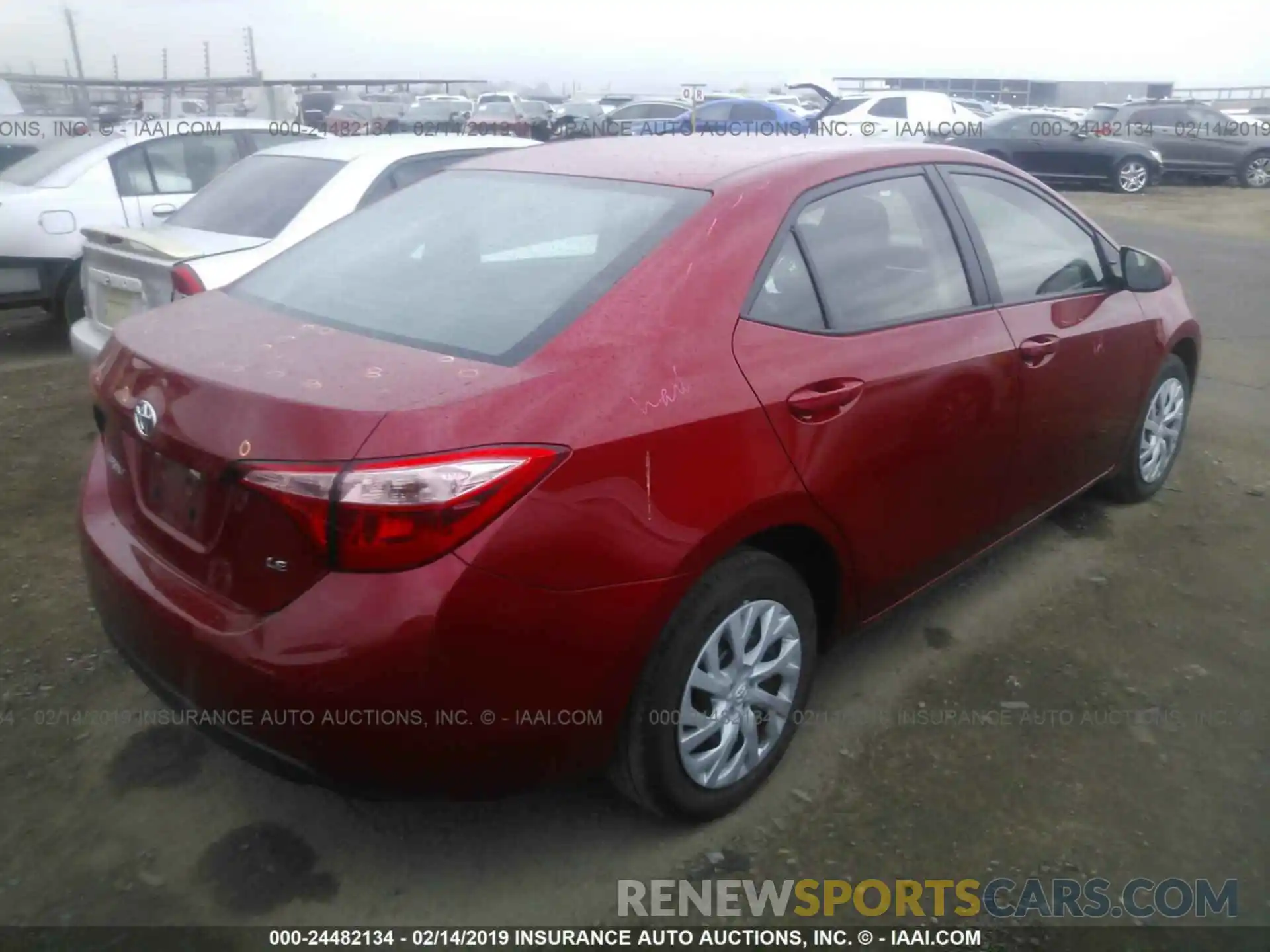 4 Photograph of a damaged car 5YFBURHE0KP857199 TOYOTA COROLLA 2019