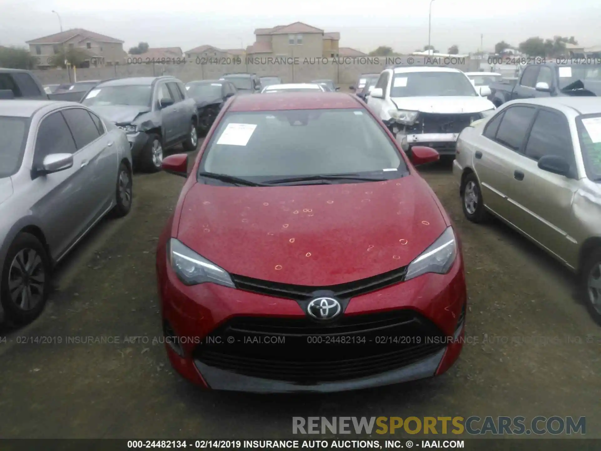 6 Photograph of a damaged car 5YFBURHE0KP857199 TOYOTA COROLLA 2019