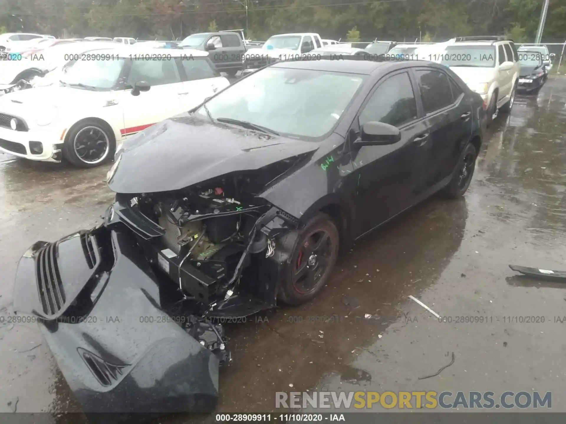 2 Photograph of a damaged car 5YFBURHE0KP857901 TOYOTA COROLLA 2019