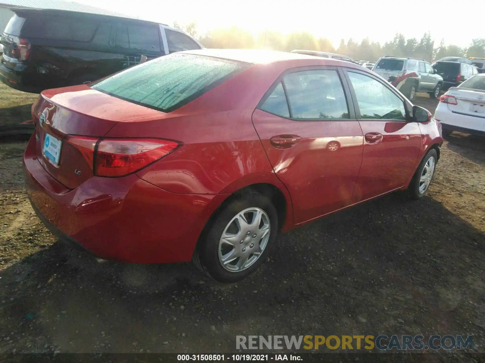 4 Photograph of a damaged car 5YFBURHE0KP858319 TOYOTA COROLLA 2019