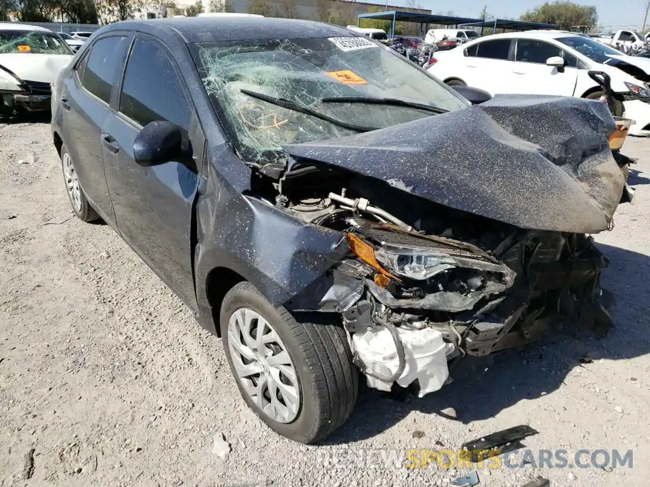 1 Photograph of a damaged car 5YFBURHE0KP858577 TOYOTA COROLLA 2019