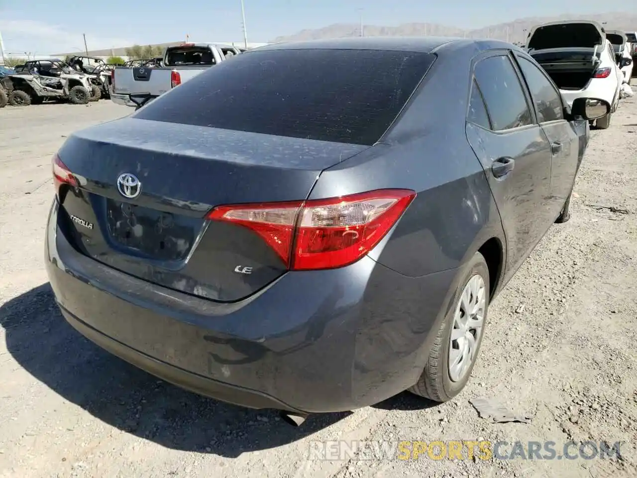 4 Photograph of a damaged car 5YFBURHE0KP858577 TOYOTA COROLLA 2019