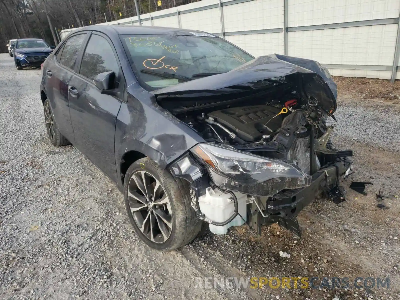 1 Photograph of a damaged car 5YFBURHE0KP858689 TOYOTA COROLLA 2019