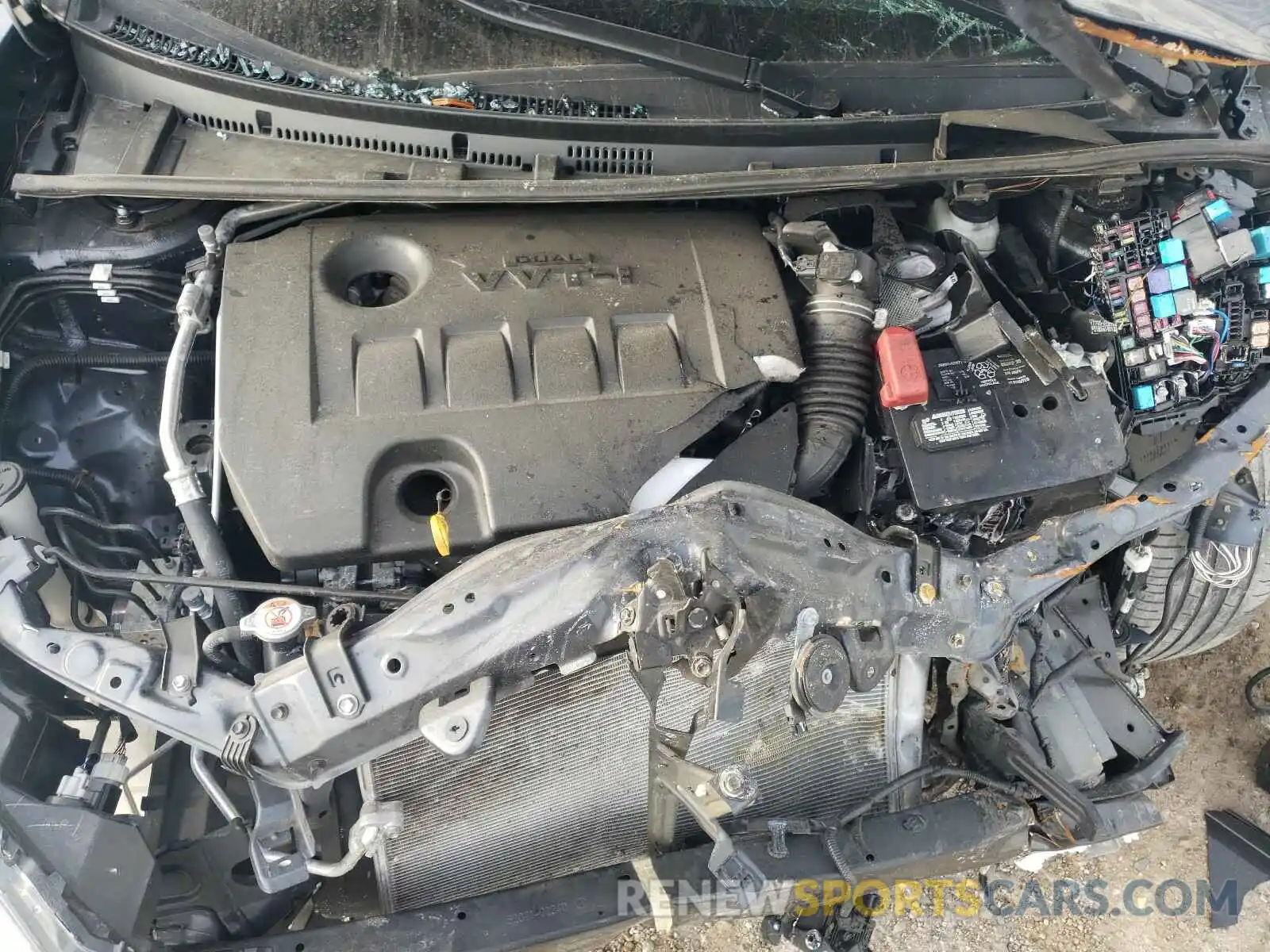 7 Photograph of a damaged car 5YFBURHE0KP858689 TOYOTA COROLLA 2019