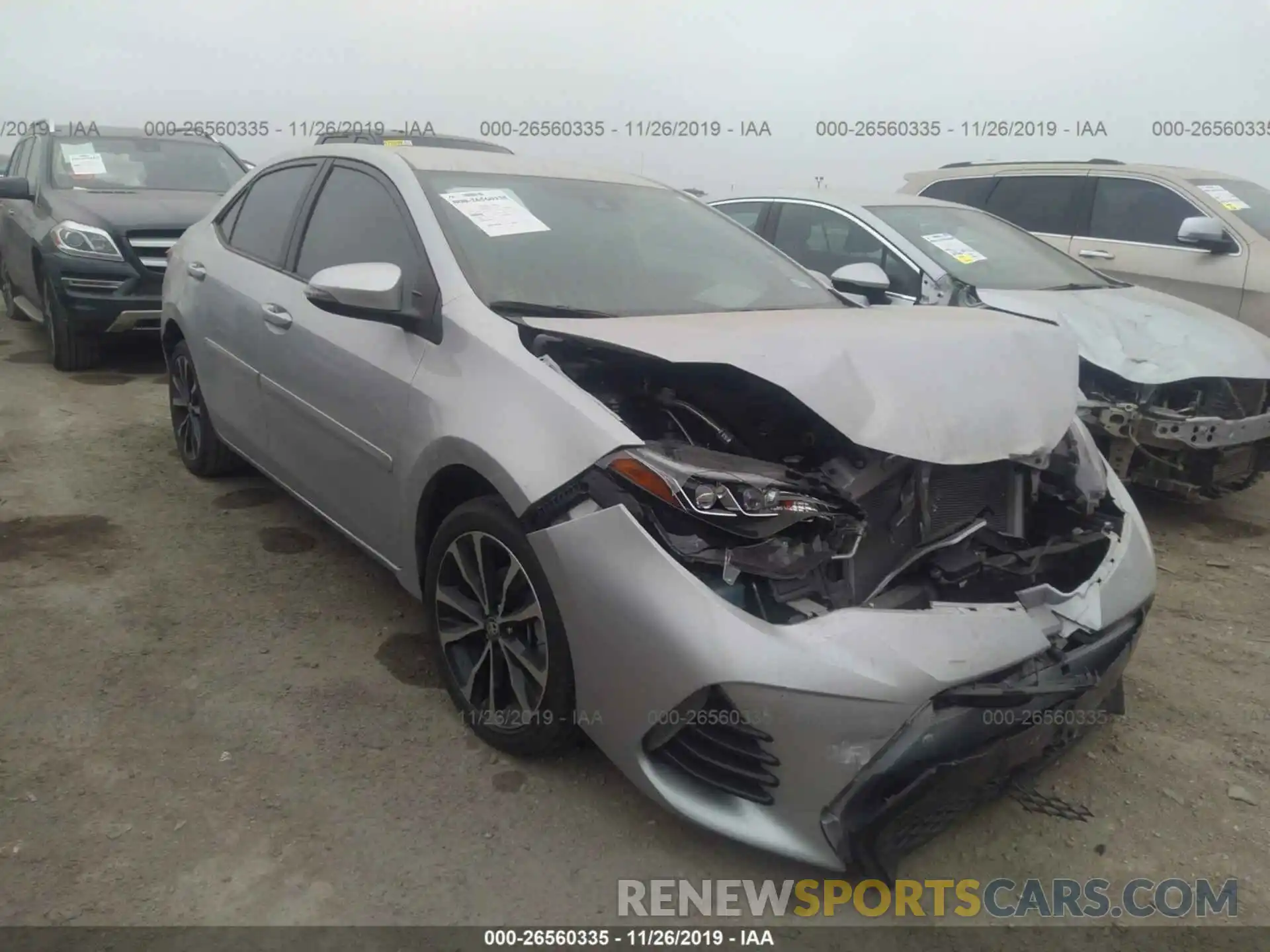 1 Photograph of a damaged car 5YFBURHE0KP858868 TOYOTA COROLLA 2019