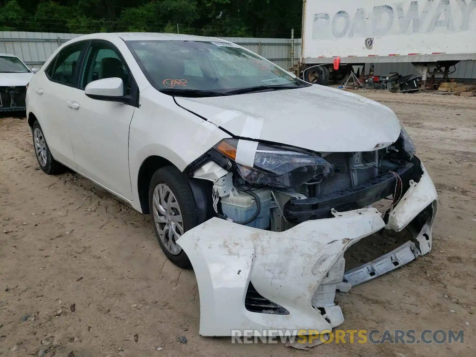 1 Photograph of a damaged car 5YFBURHE0KP859194 TOYOTA COROLLA 2019