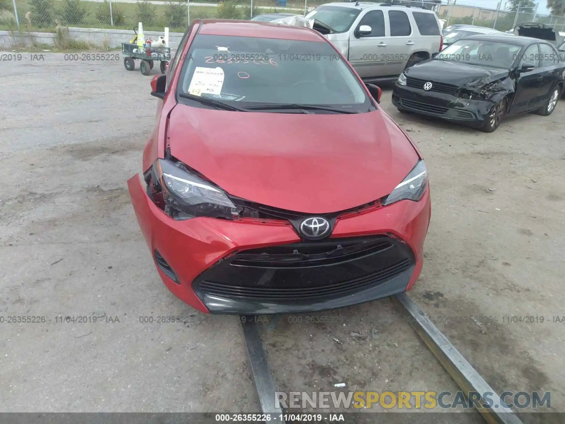 6 Photograph of a damaged car 5YFBURHE0KP859664 TOYOTA COROLLA 2019