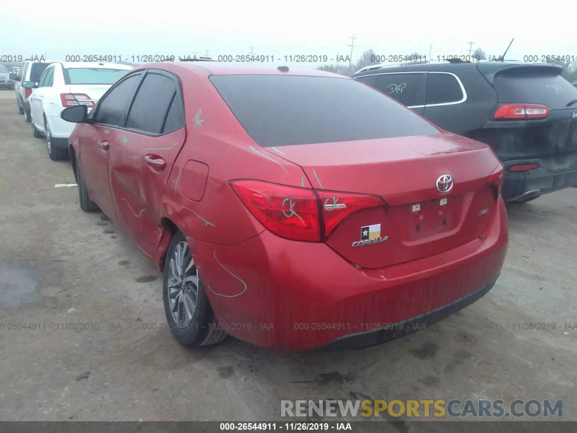 3 Photograph of a damaged car 5YFBURHE0KP859955 TOYOTA COROLLA 2019