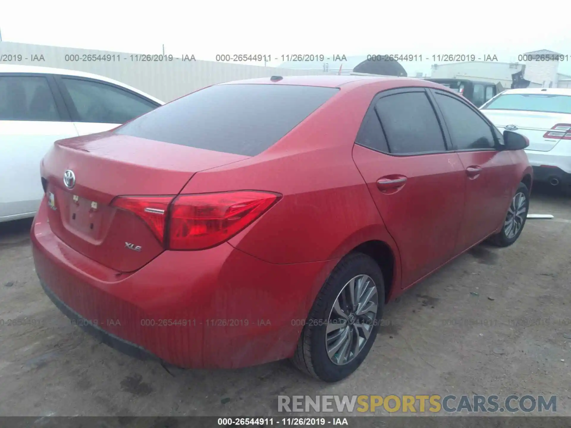 4 Photograph of a damaged car 5YFBURHE0KP859955 TOYOTA COROLLA 2019