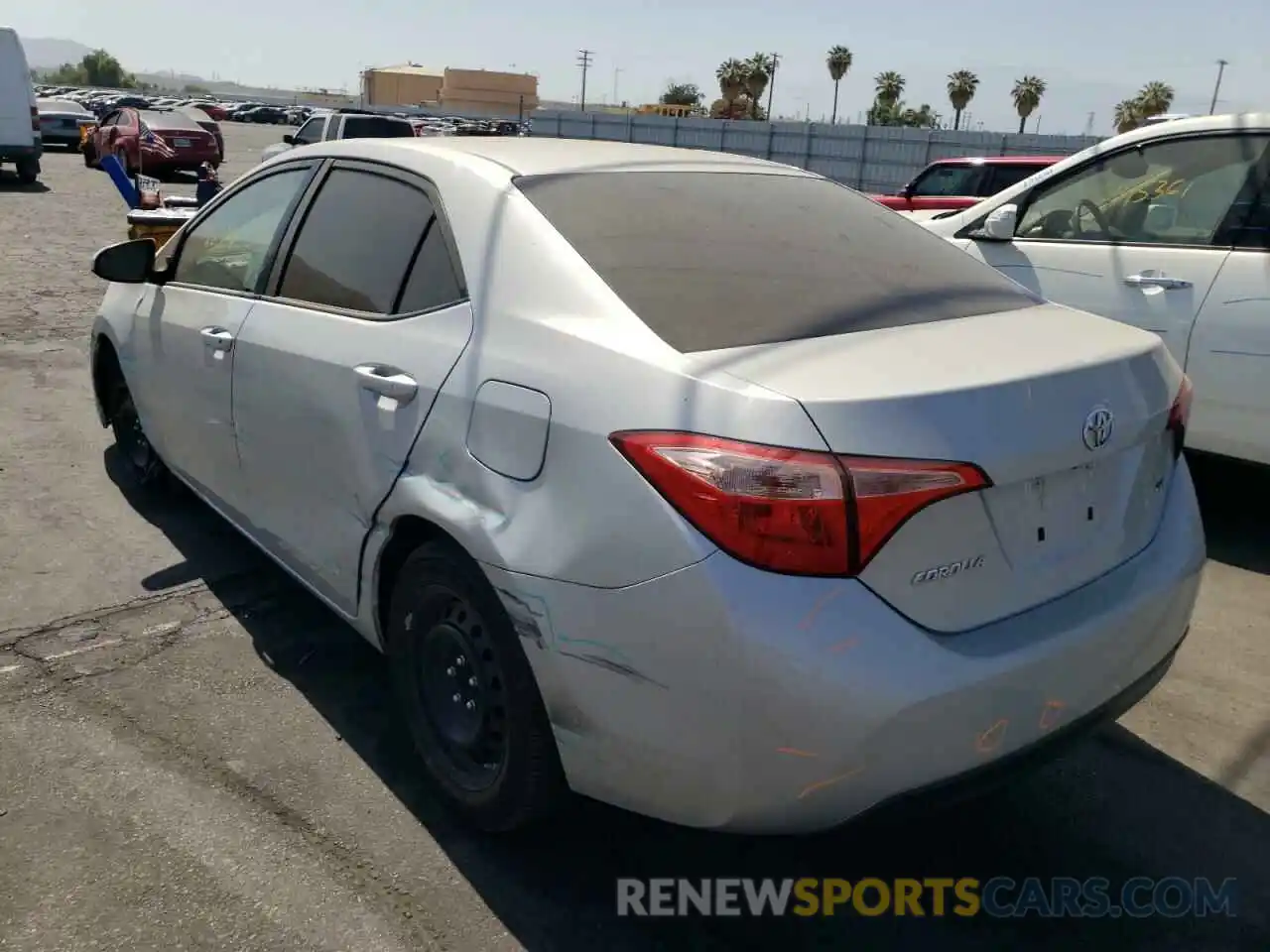 3 Photograph of a damaged car 5YFBURHE0KP859972 TOYOTA COROLLA 2019