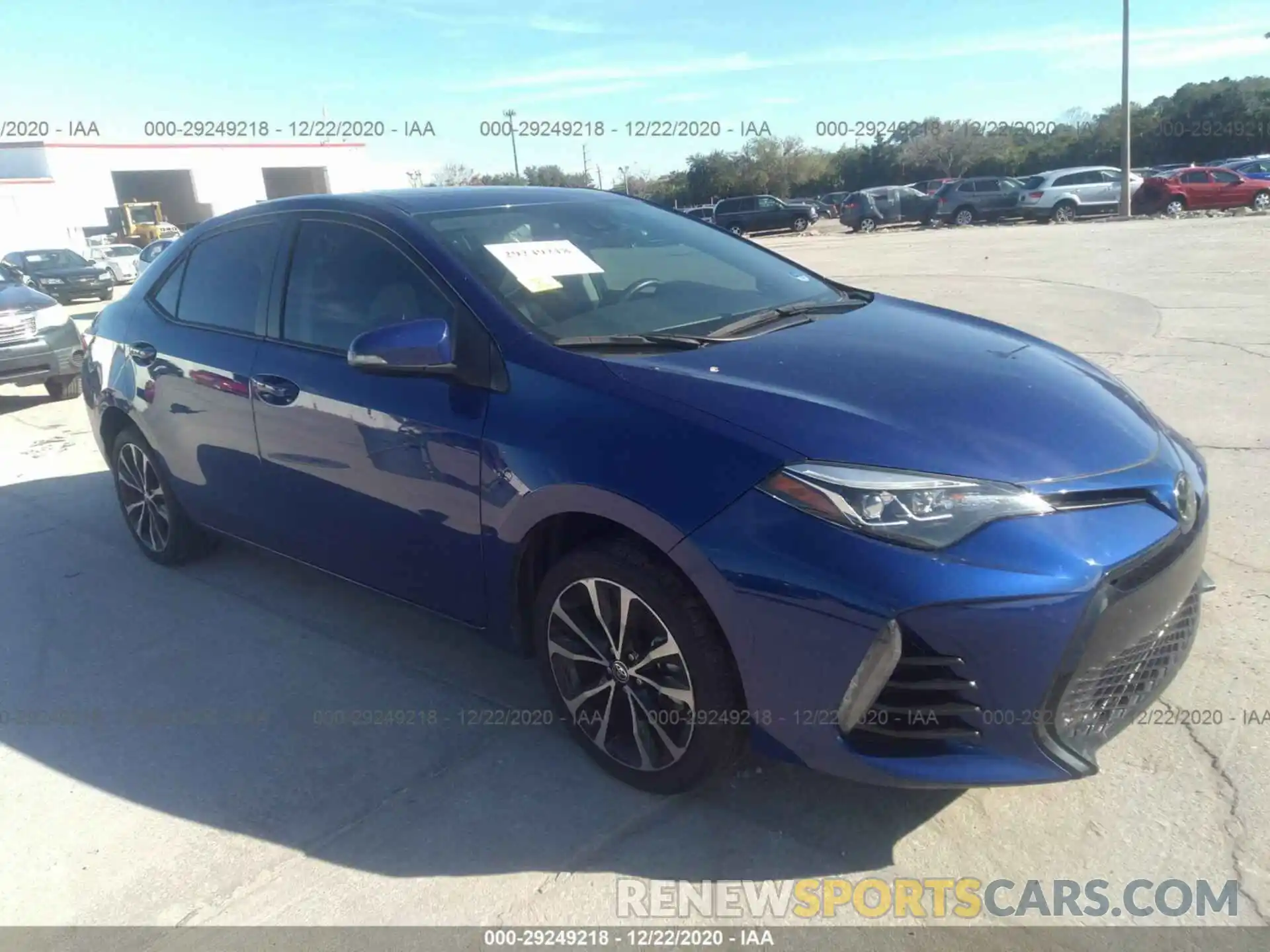 1 Photograph of a damaged car 5YFBURHE0KP860099 TOYOTA COROLLA 2019