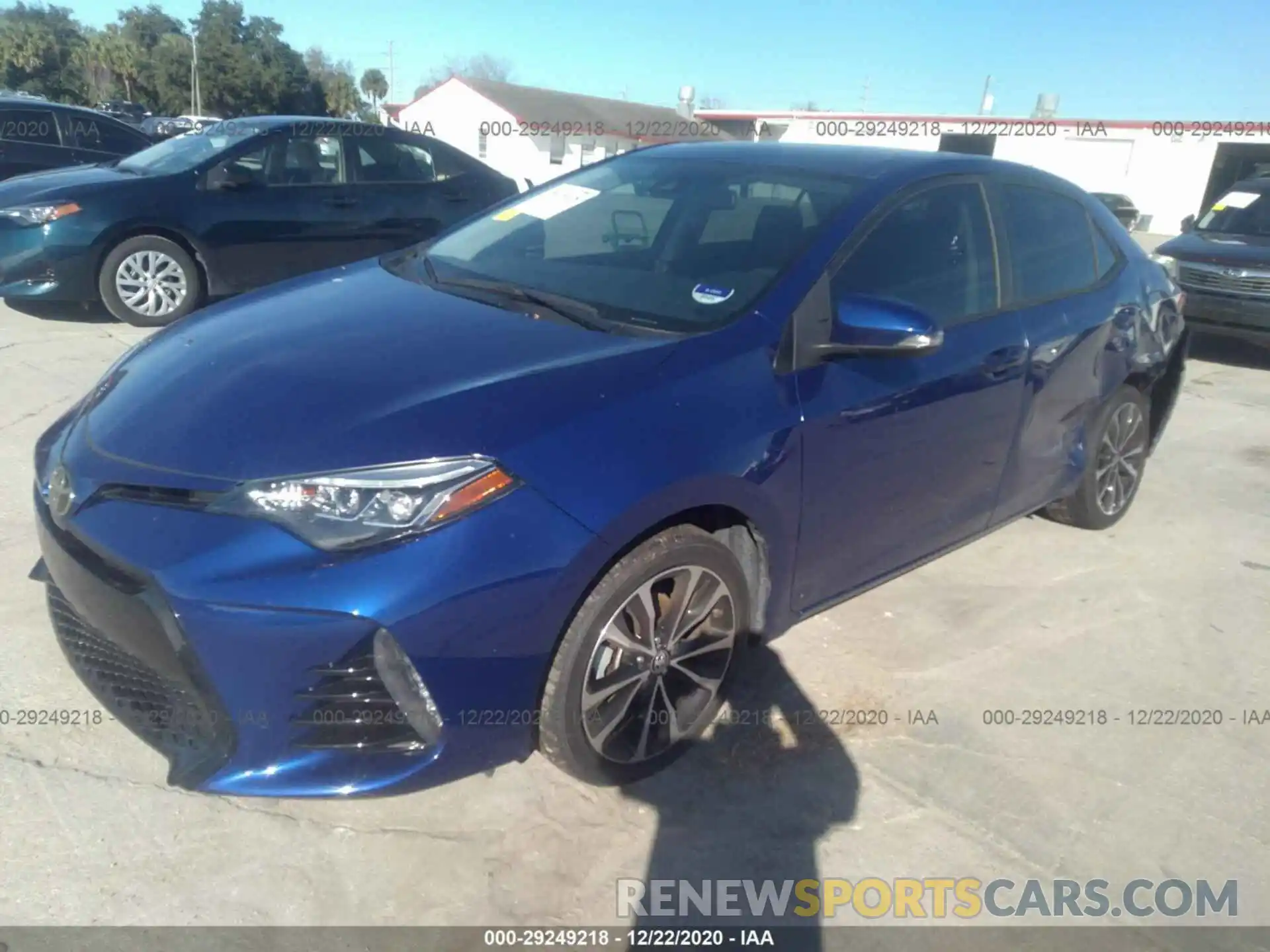 2 Photograph of a damaged car 5YFBURHE0KP860099 TOYOTA COROLLA 2019