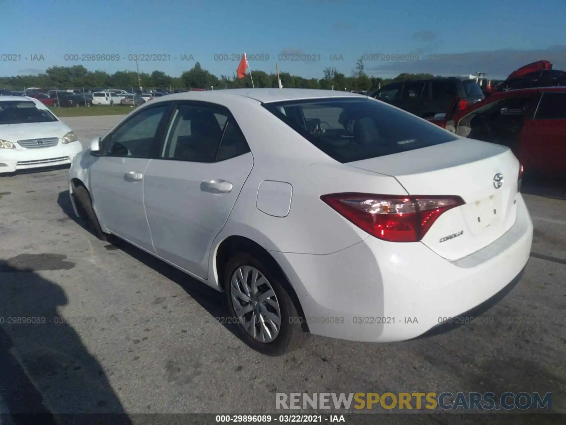 3 Photograph of a damaged car 5YFBURHE0KP860166 TOYOTA COROLLA 2019