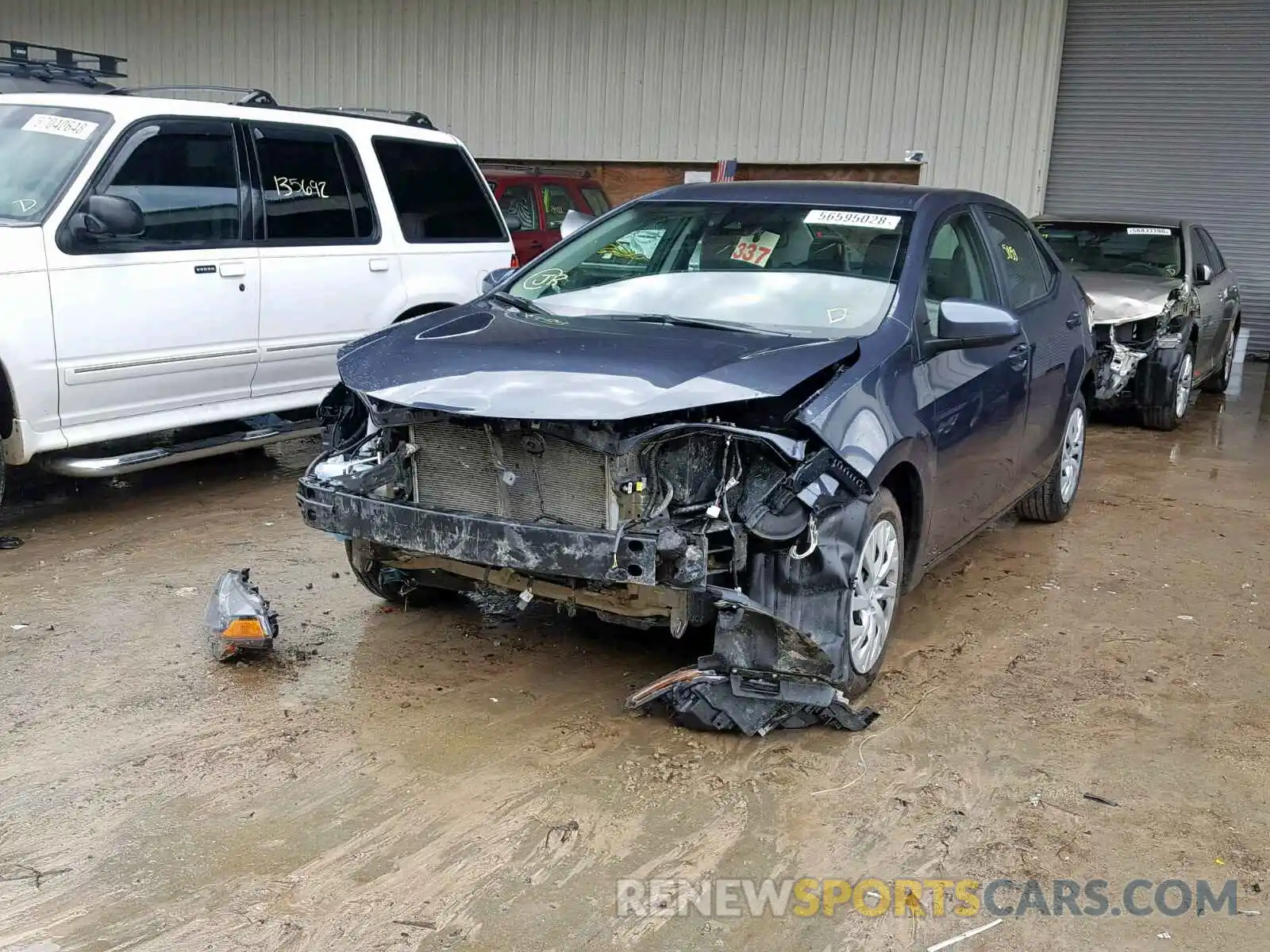 2 Photograph of a damaged car 5YFBURHE0KP860703 TOYOTA COROLLA 2019