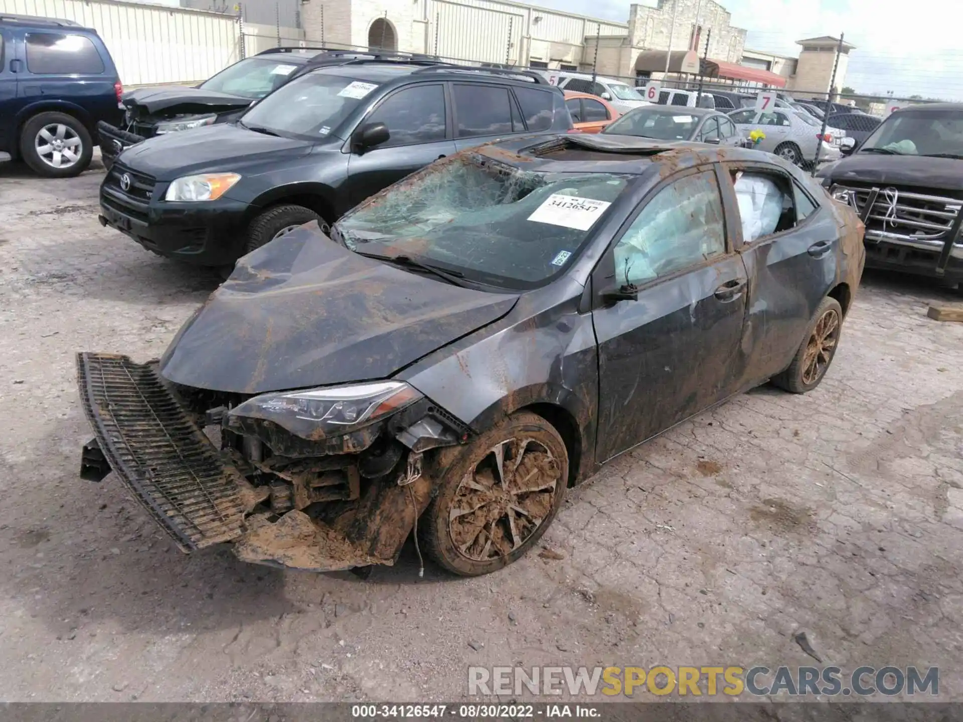 2 Photograph of a damaged car 5YFBURHE0KP860894 TOYOTA COROLLA 2019