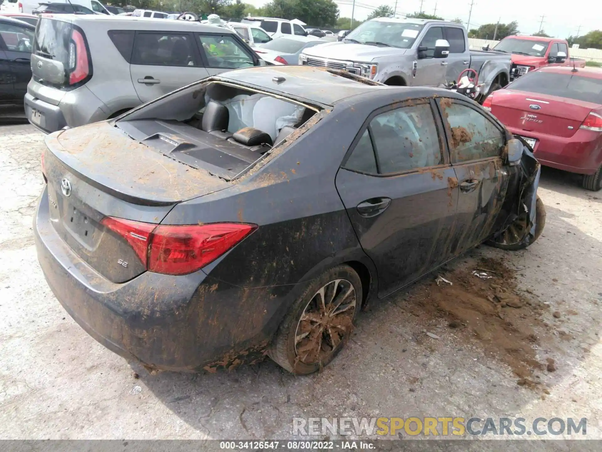 4 Photograph of a damaged car 5YFBURHE0KP860894 TOYOTA COROLLA 2019