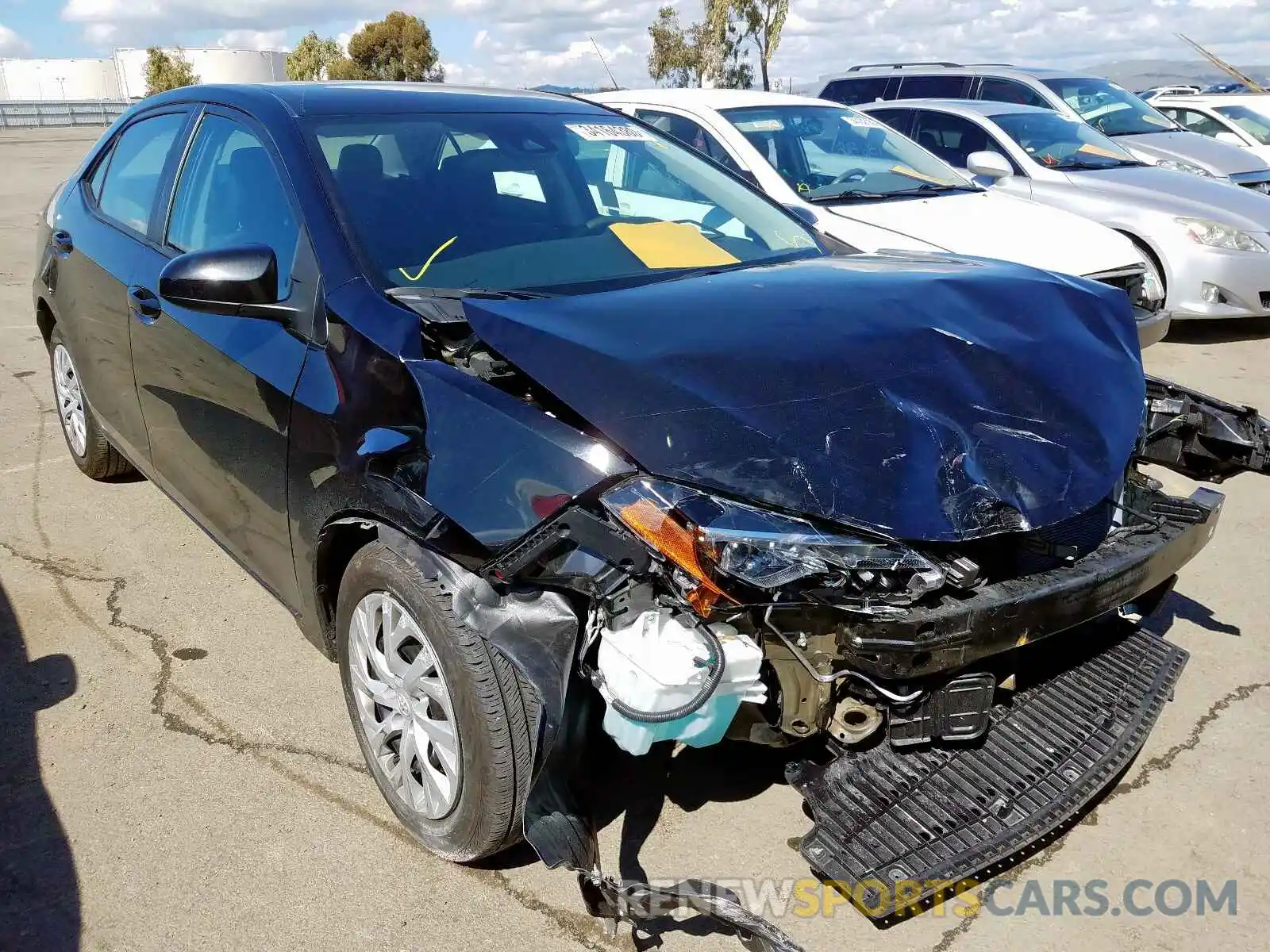 1 Photograph of a damaged car 5YFBURHE0KP860930 TOYOTA COROLLA 2019