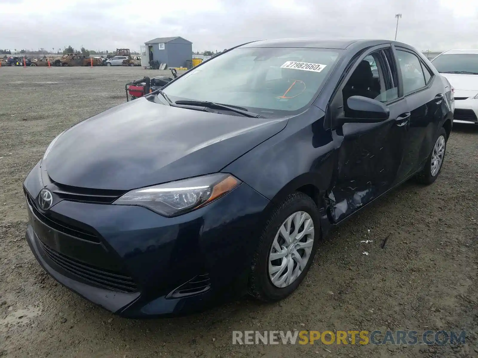 2 Photograph of a damaged car 5YFBURHE0KP861222 TOYOTA COROLLA 2019