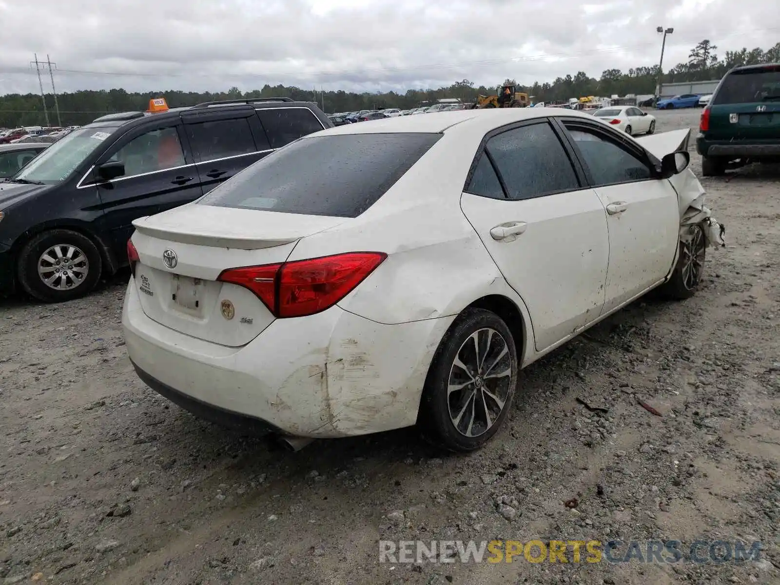 4 Photograph of a damaged car 5YFBURHE0KP861785 TOYOTA COROLLA 2019