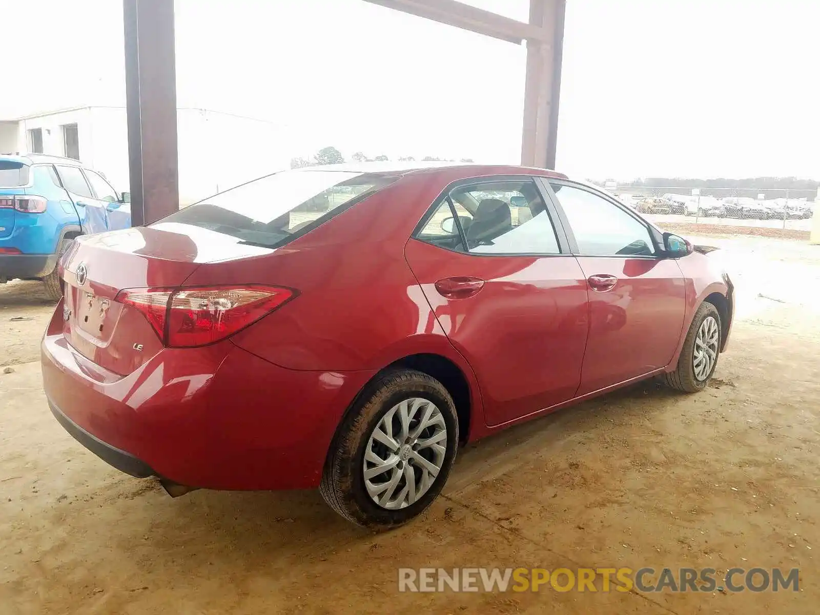 4 Photograph of a damaged car 5YFBURHE0KP861964 TOYOTA COROLLA 2019