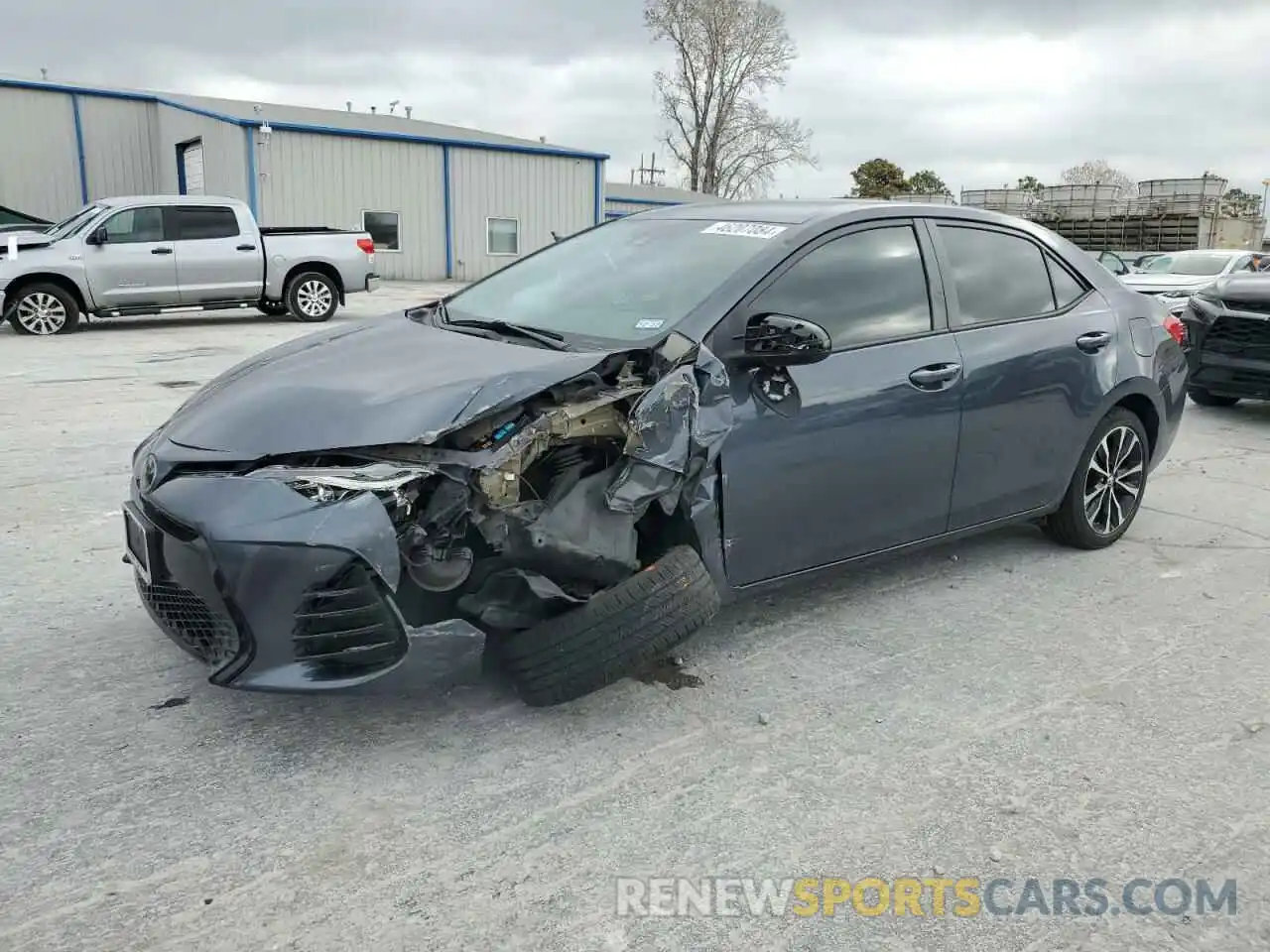 1 Photograph of a damaged car 5YFBURHE0KP862340 TOYOTA COROLLA 2019