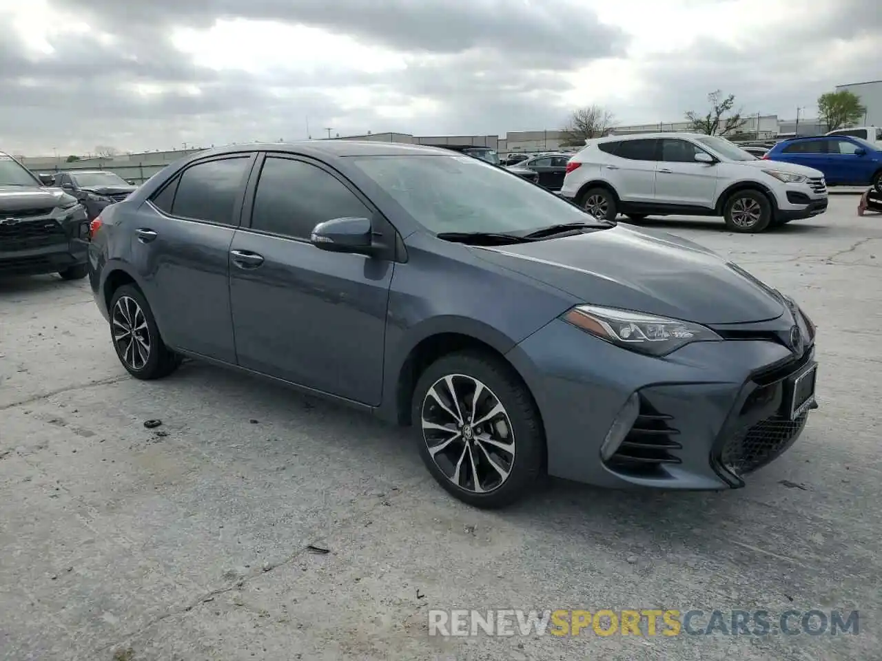 4 Photograph of a damaged car 5YFBURHE0KP862340 TOYOTA COROLLA 2019